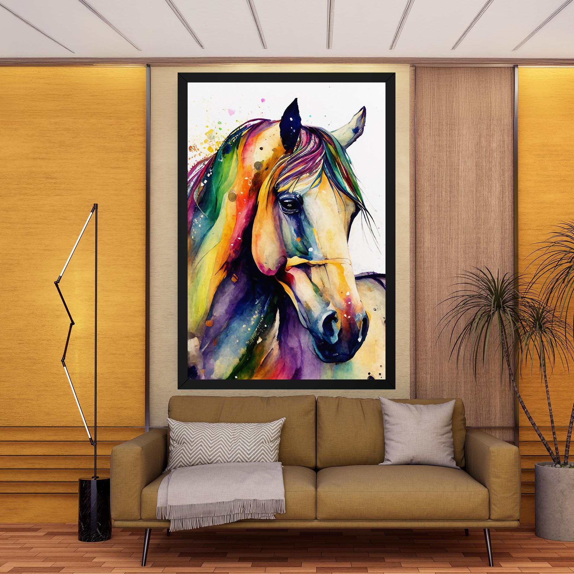 Colorful Horse mockup 9