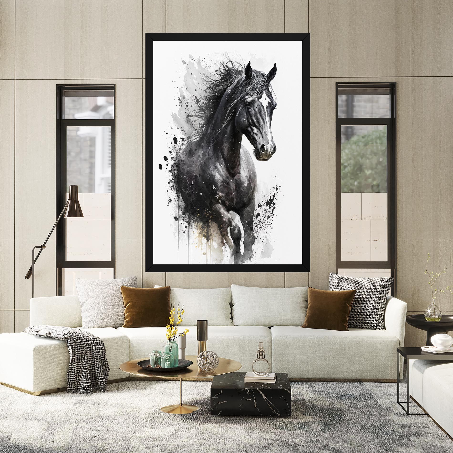 Black Horse mockup 2