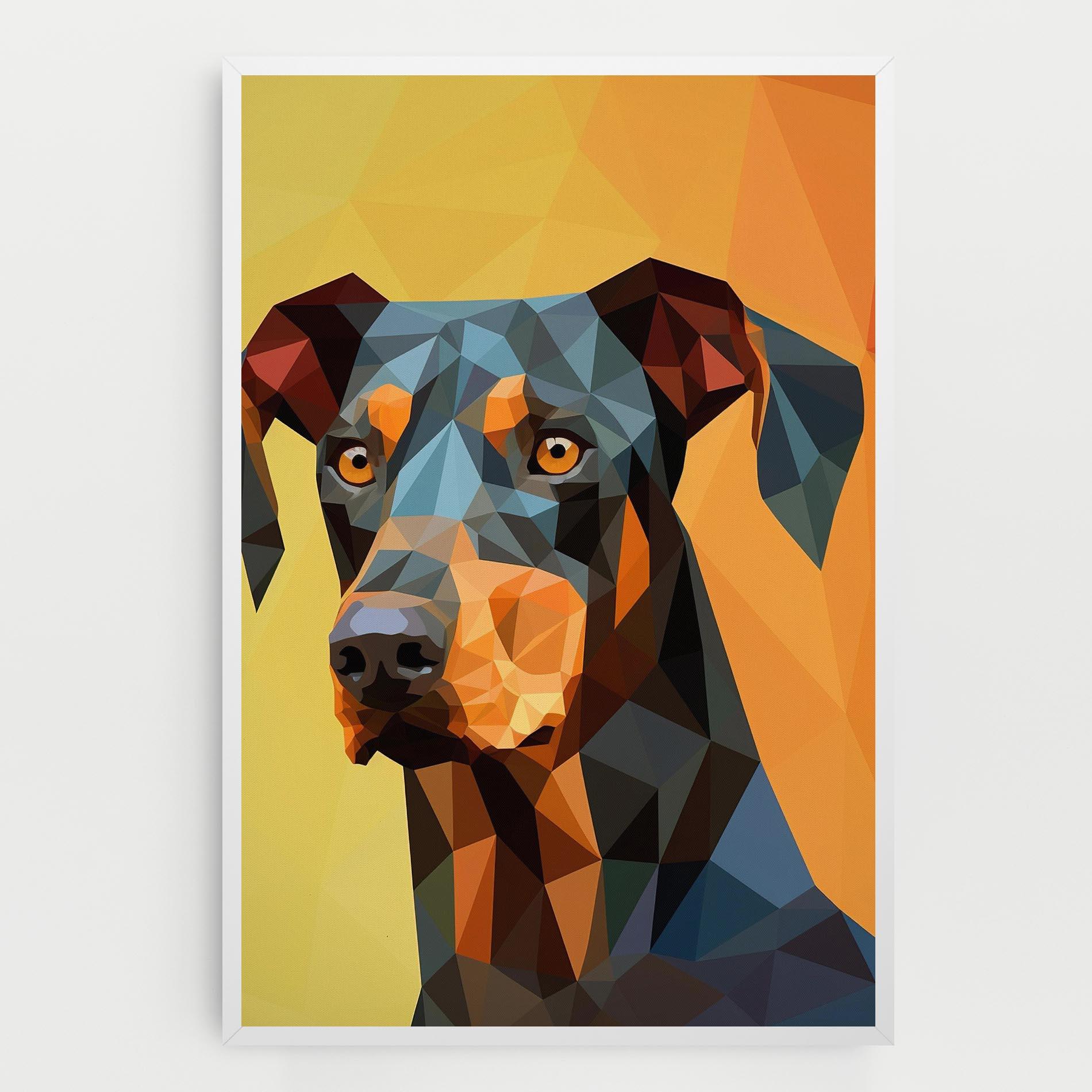 Картина на платно Digital Art Dog mockup 0