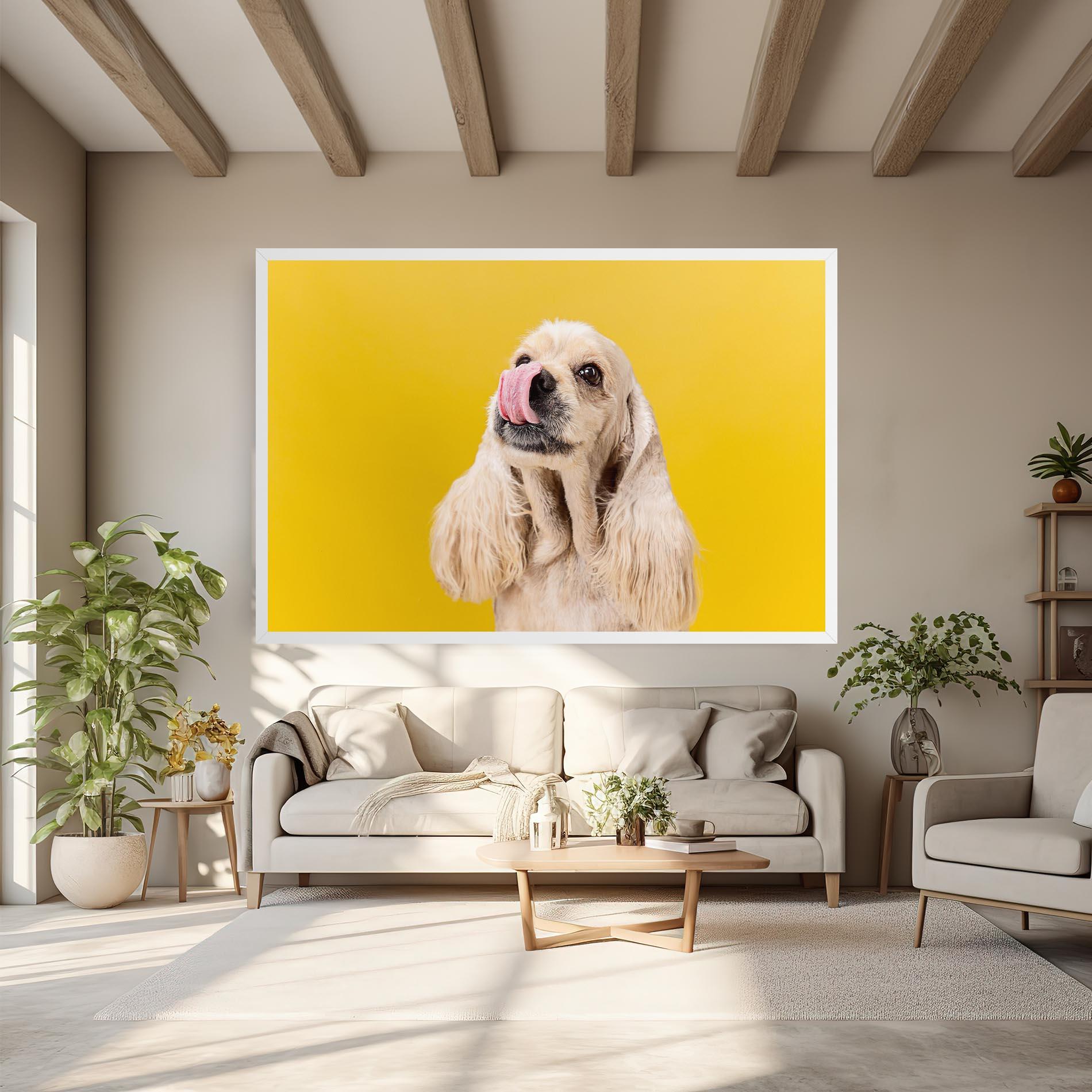 Картина на платно American Spaniel mockup 6