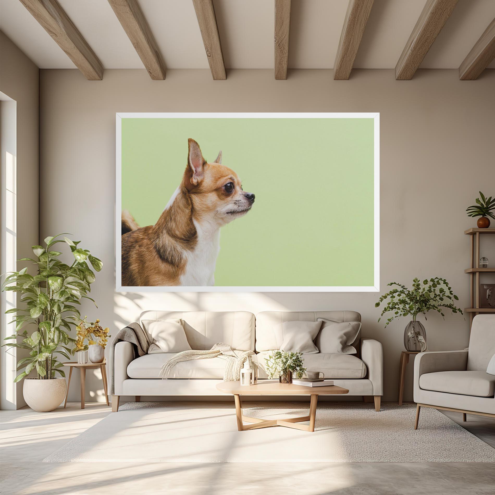 Картина на платно Chihuahua Dog mockup 6