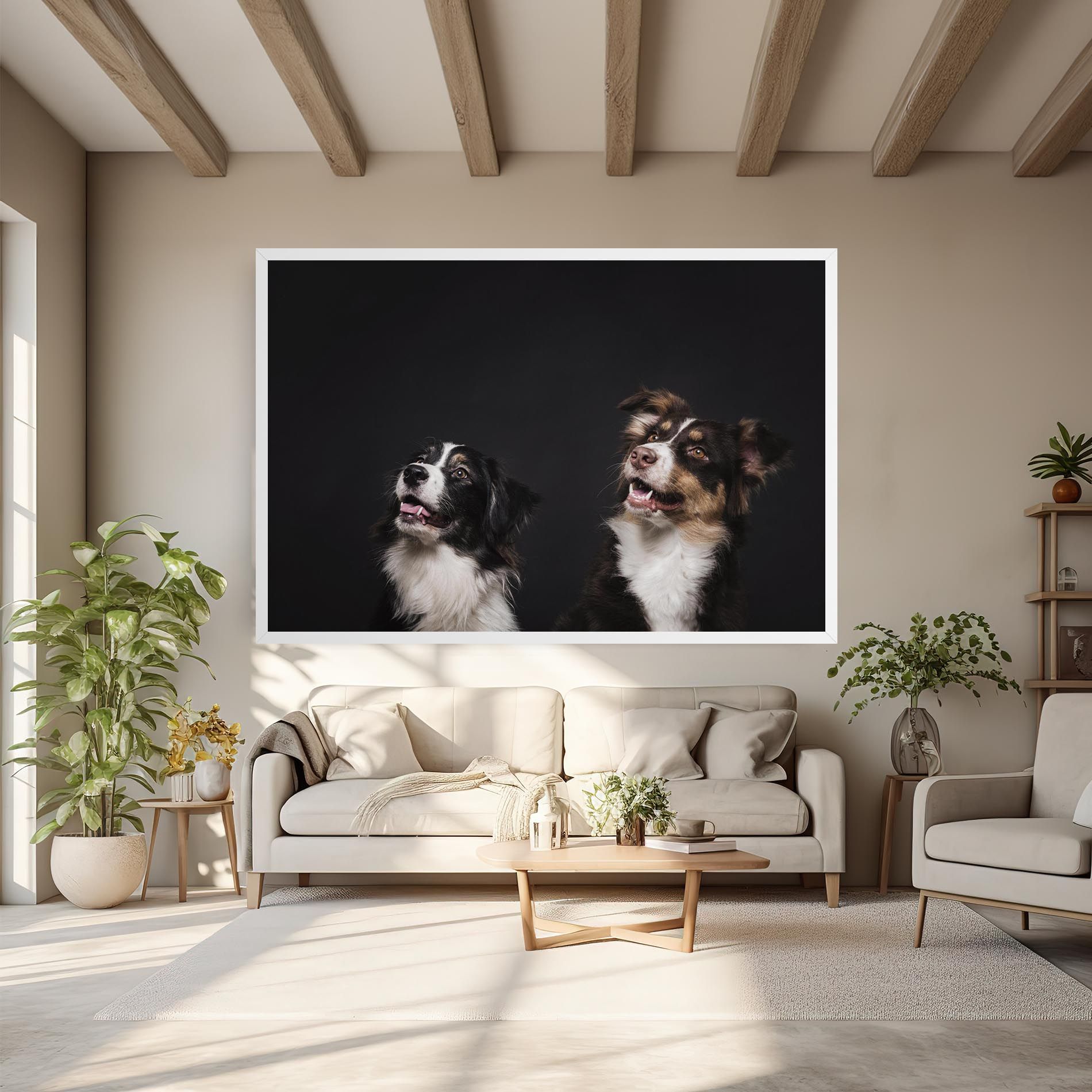 Cute Dogs Standing mockup 6