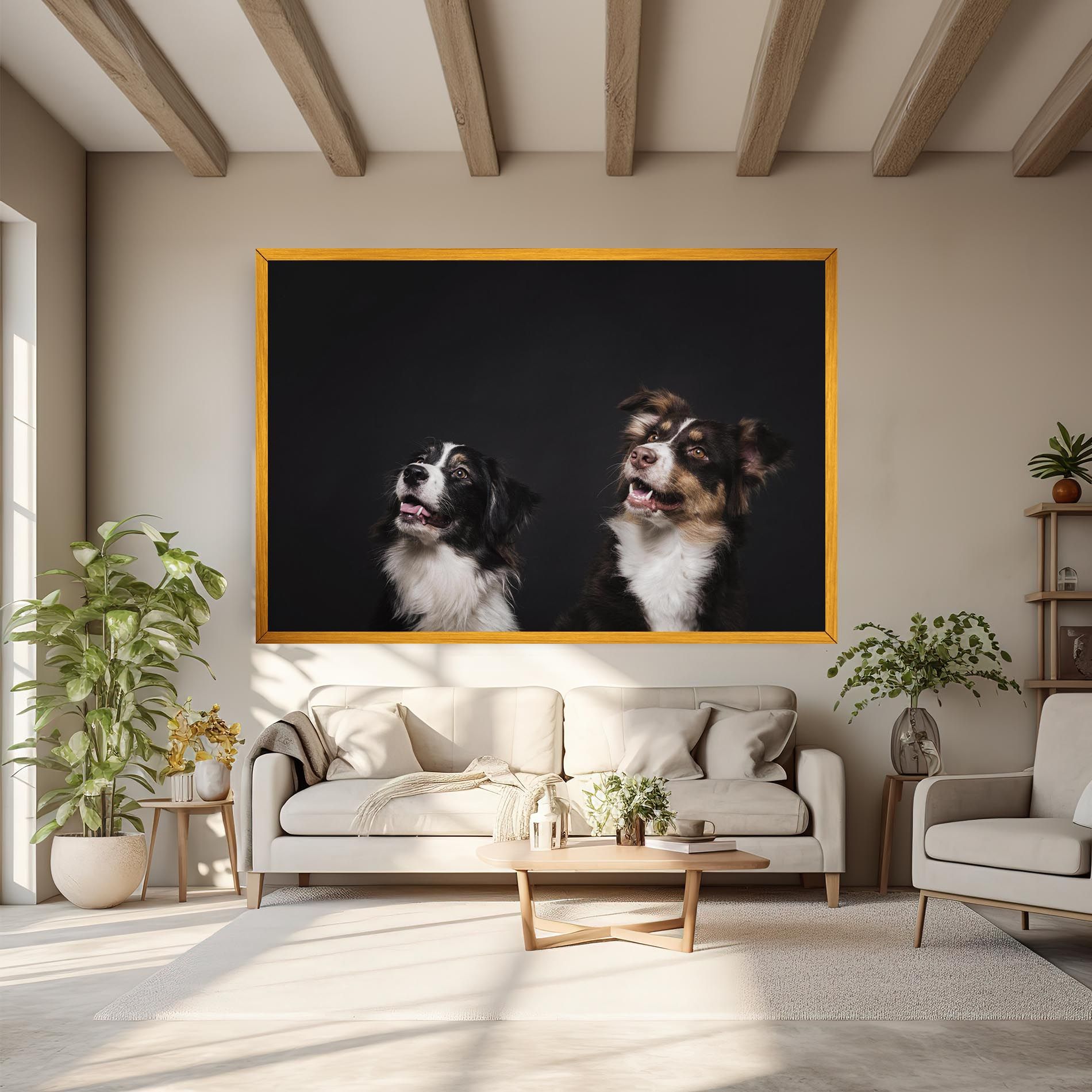 Cute Dogs Standing mockup 6