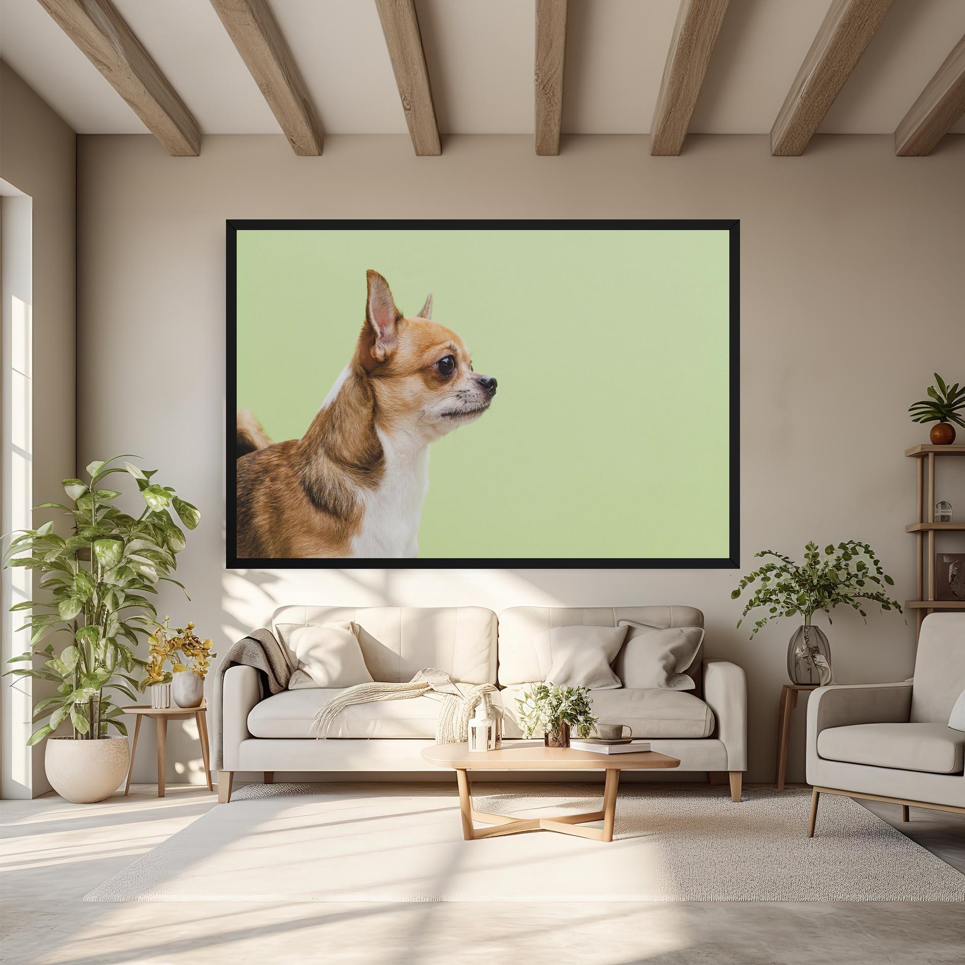 Картина на платно Chihuahua Dog mockup 6