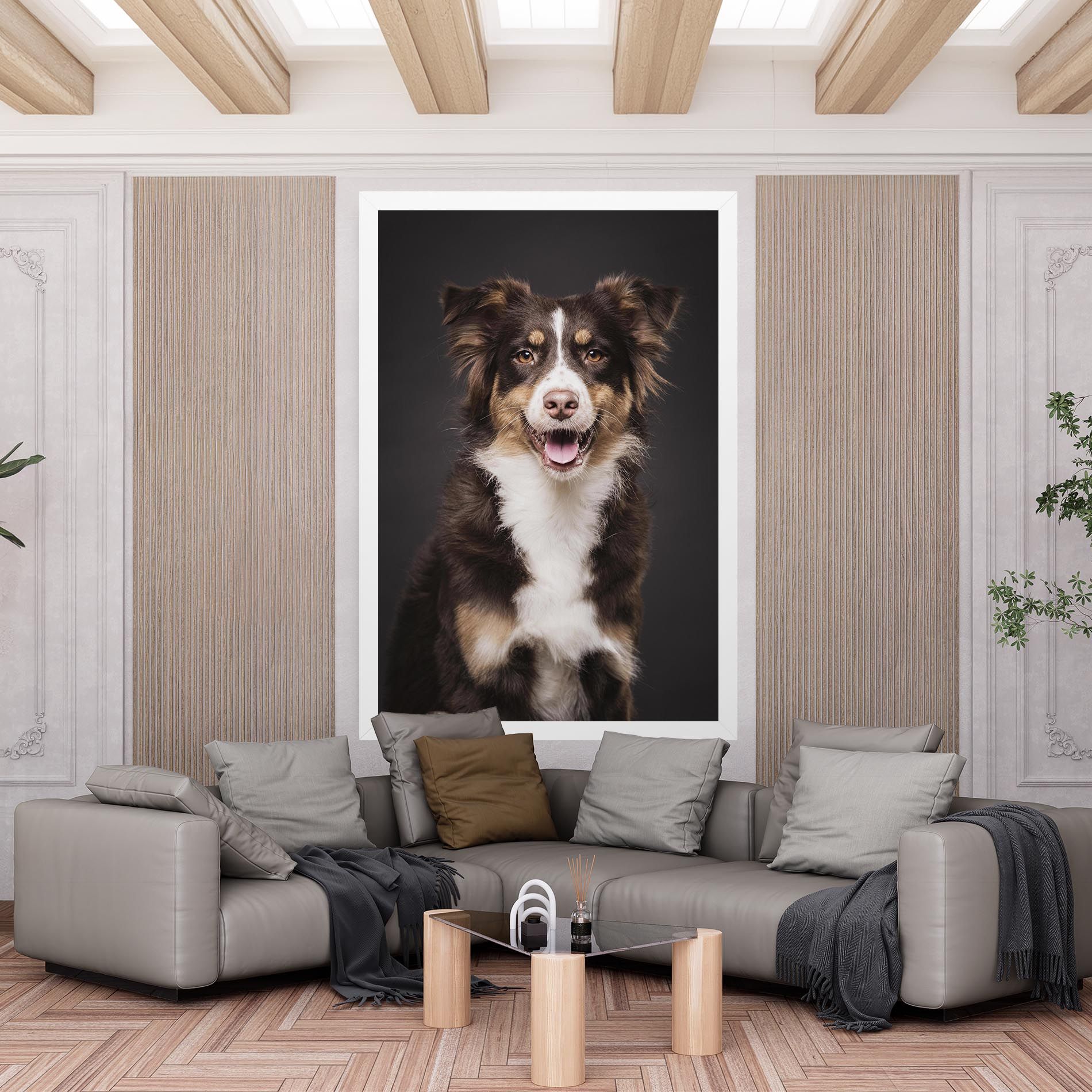 Cute Dog Sitting mockup 6