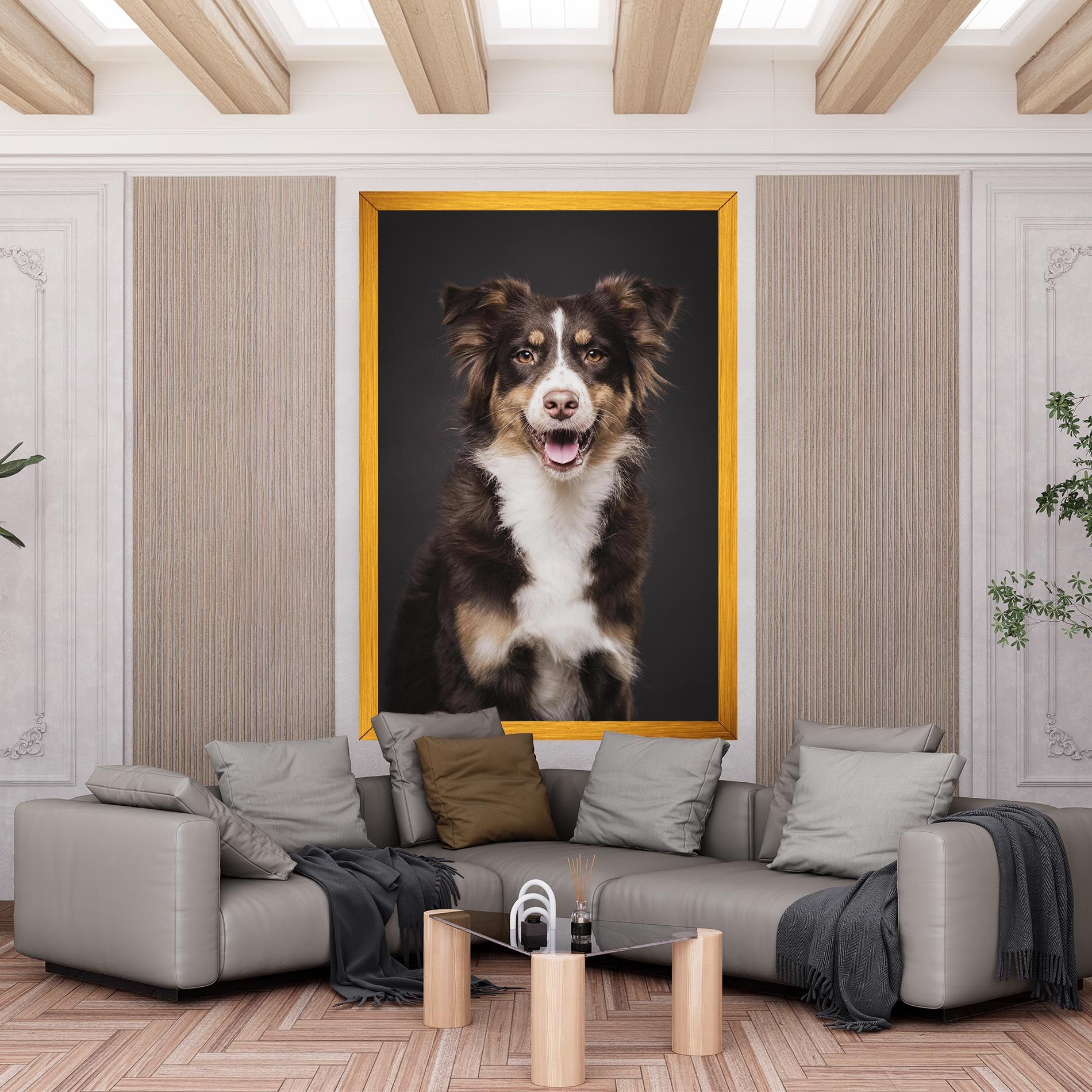 Cute Dog Sitting mockup 6