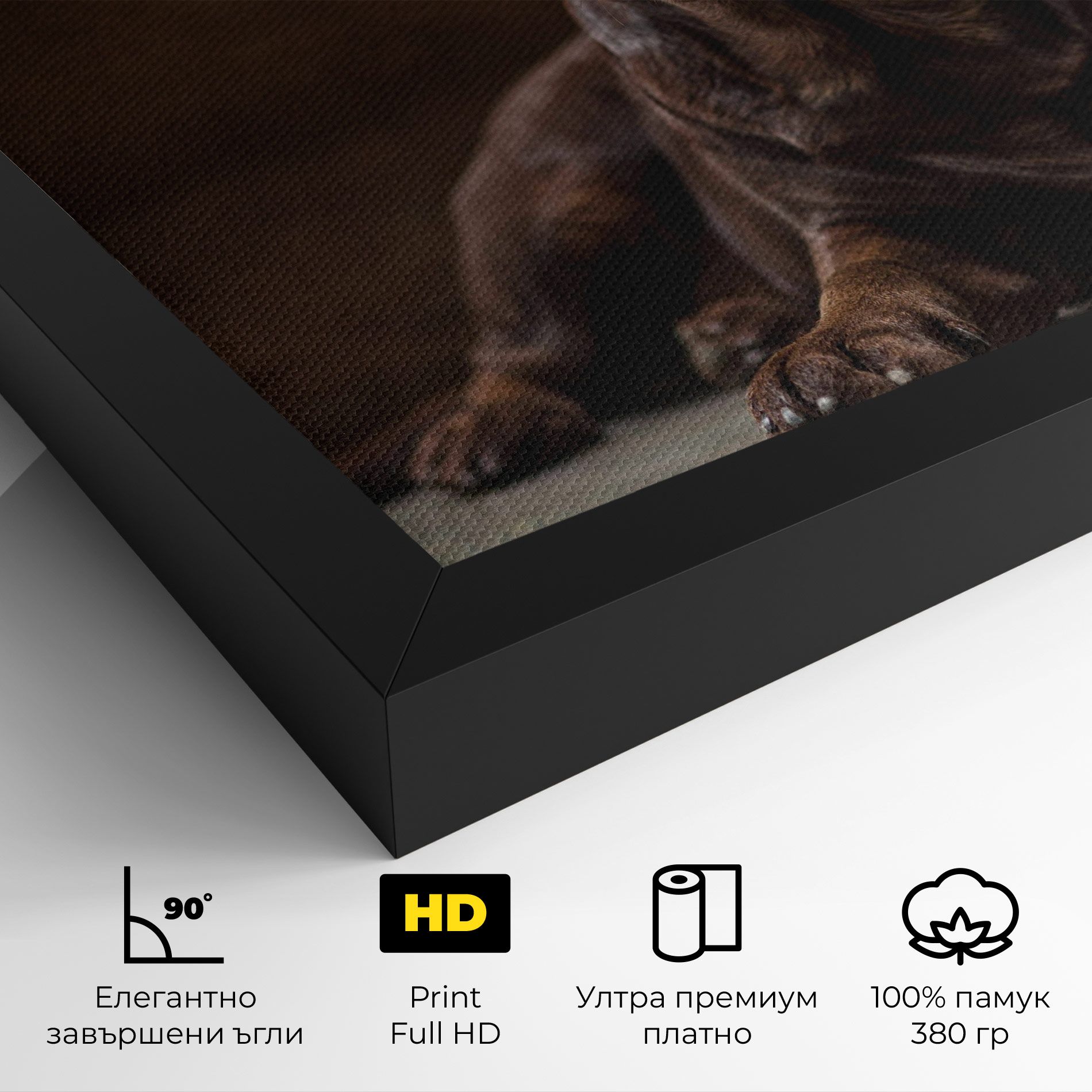 Cute Brown Labrador mockup 4