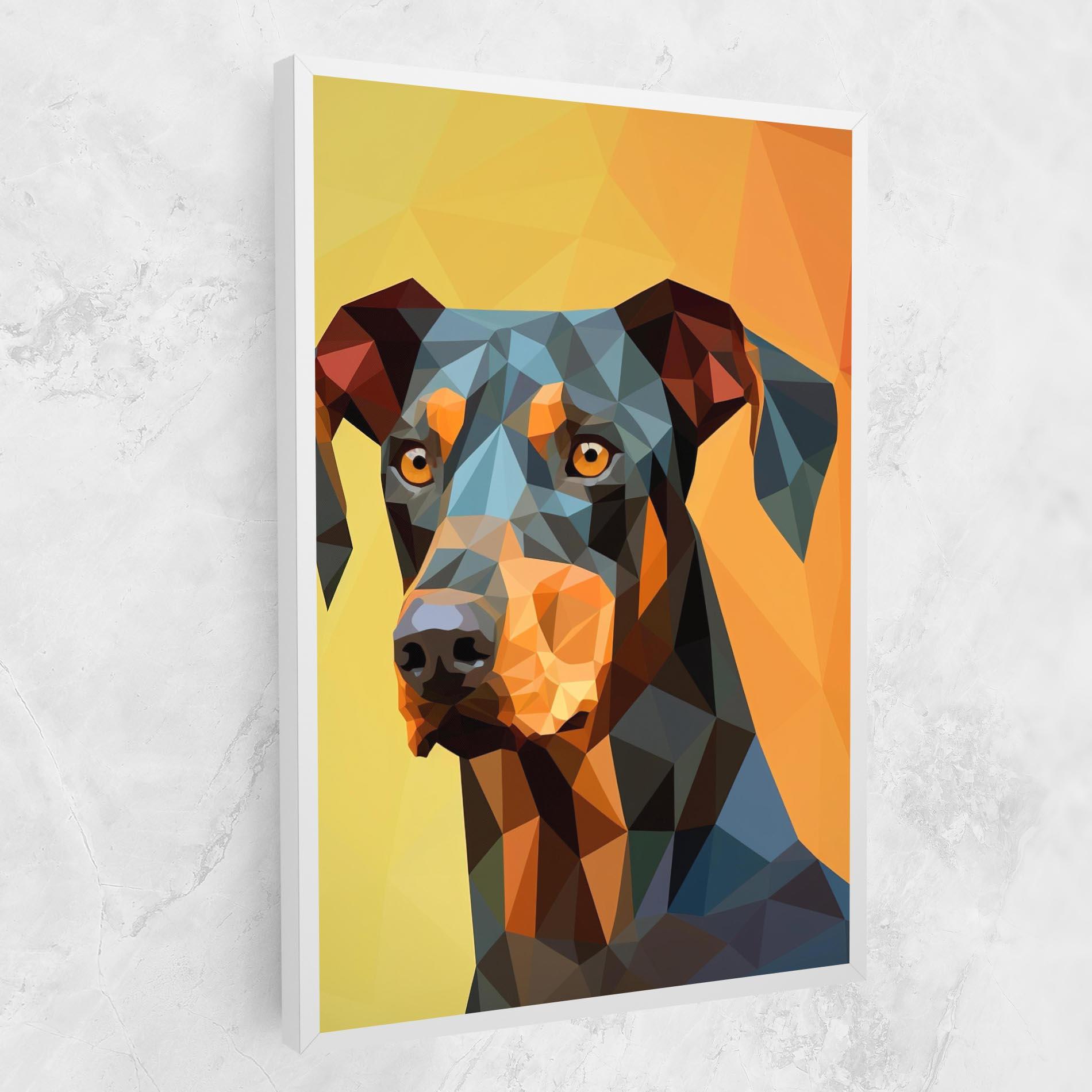 Картина на платно Digital Art Dog mockup 1