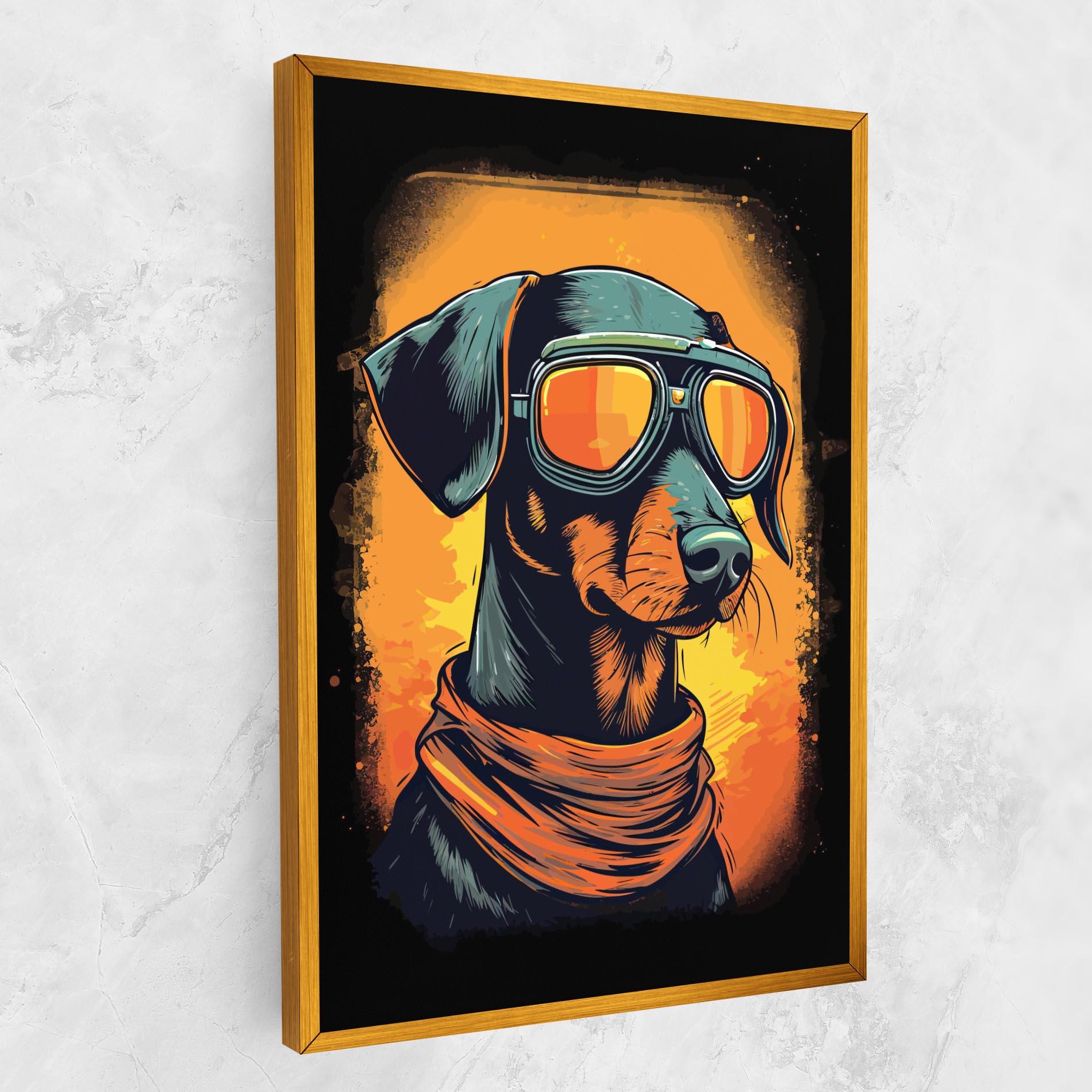 Картина на платно Cool Dog mockup 1