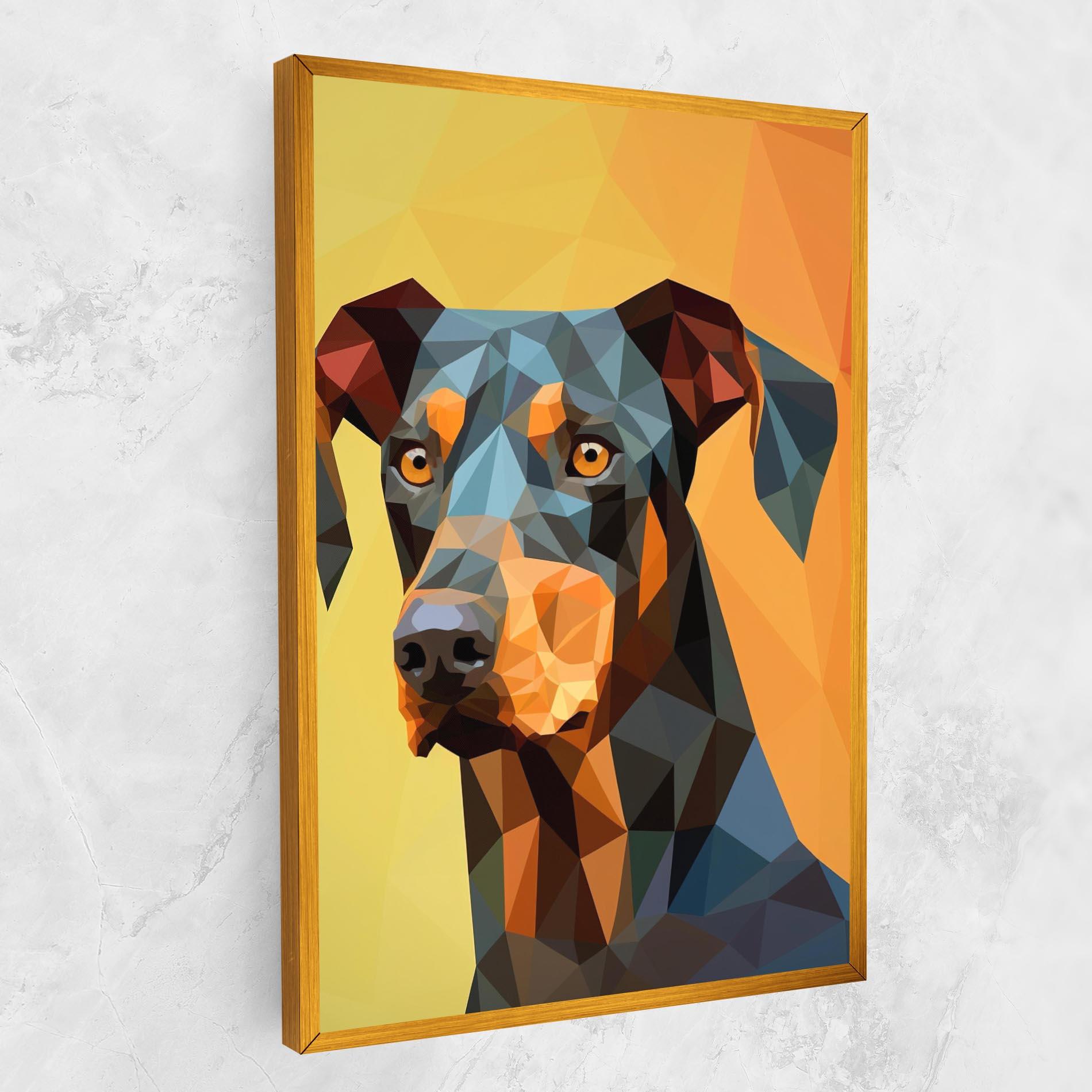 Картина на платно Digital Art Dog mockup 1