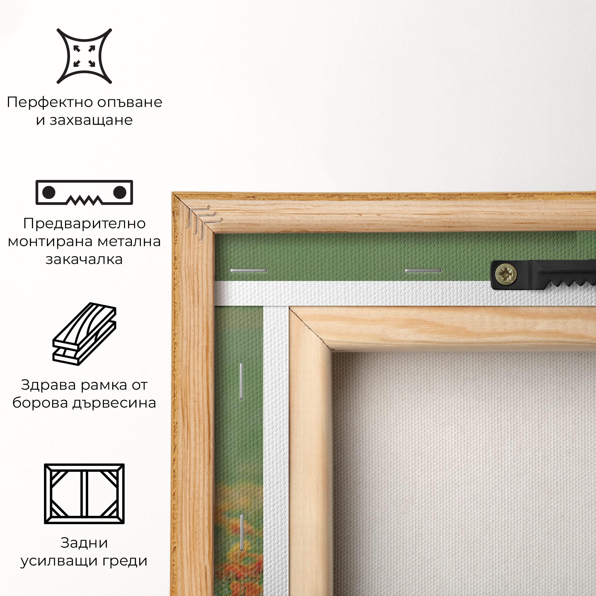 Картина на платно Happy Dogs mockup 5