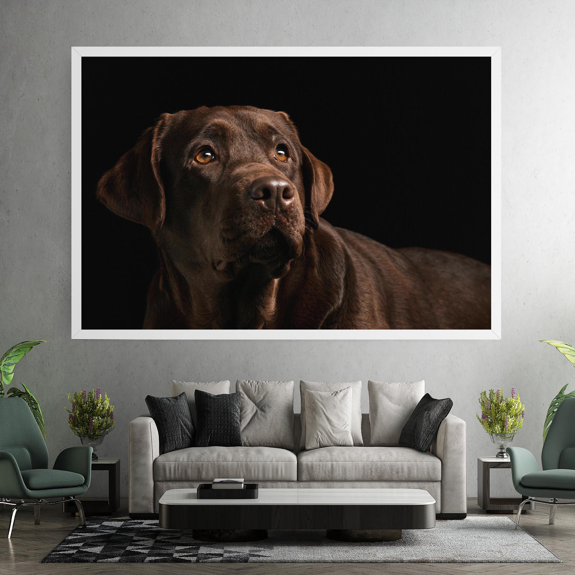 Картина на платно Brown Labrador mockup 7