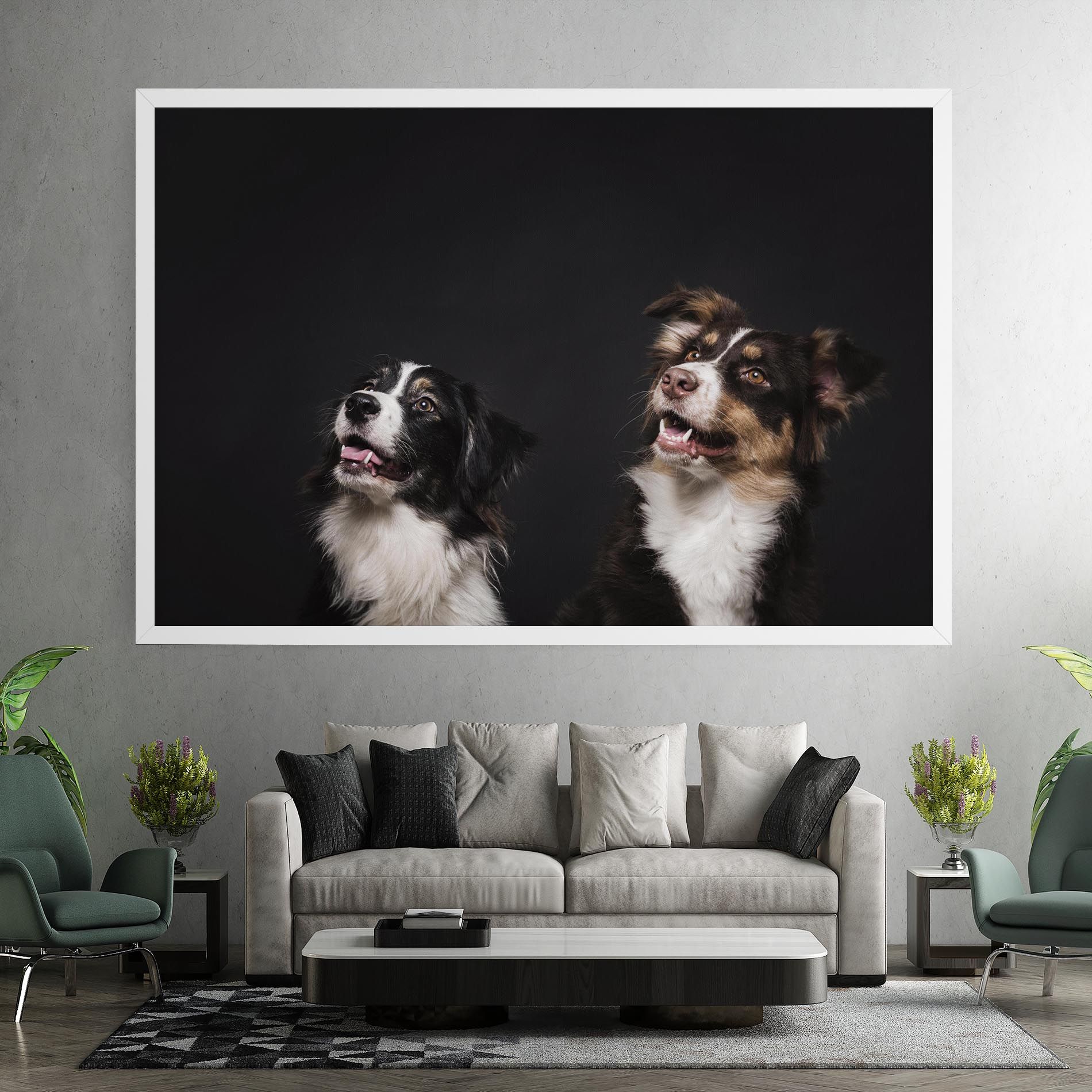 Cute Dogs Standing mockup 7