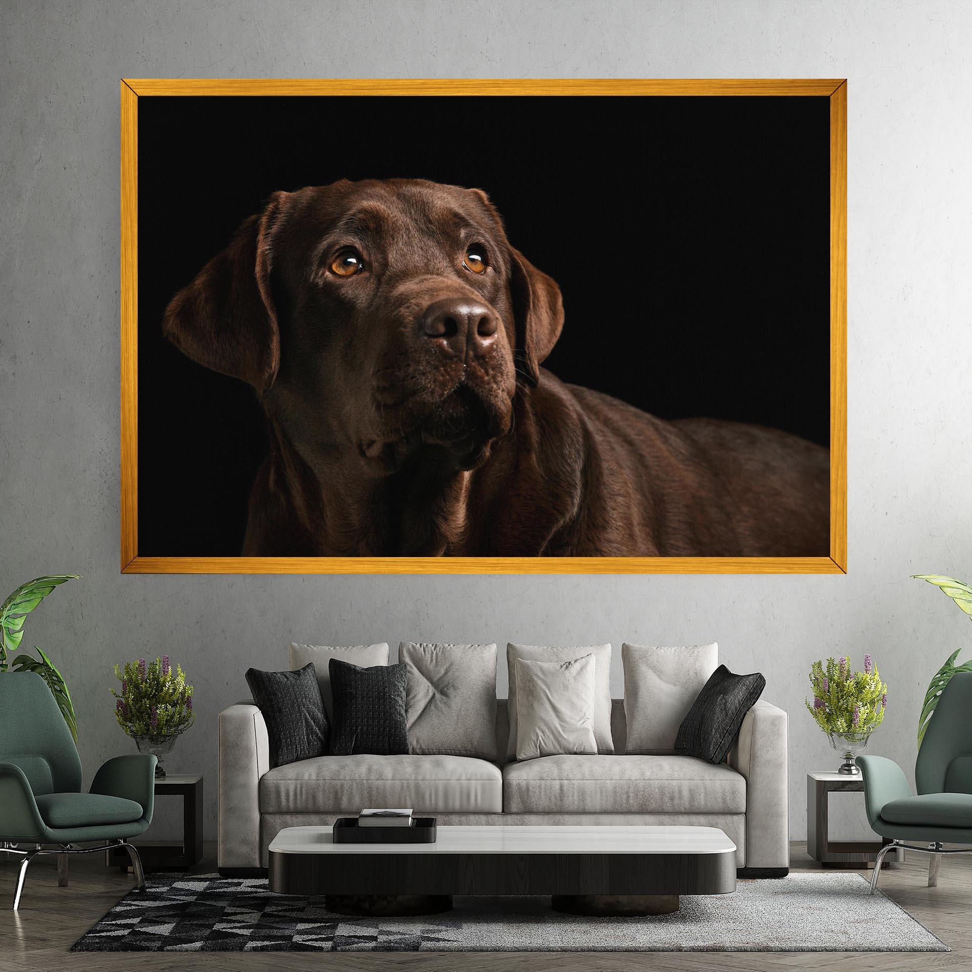 Картина на платно Brown Labrador mockup 7