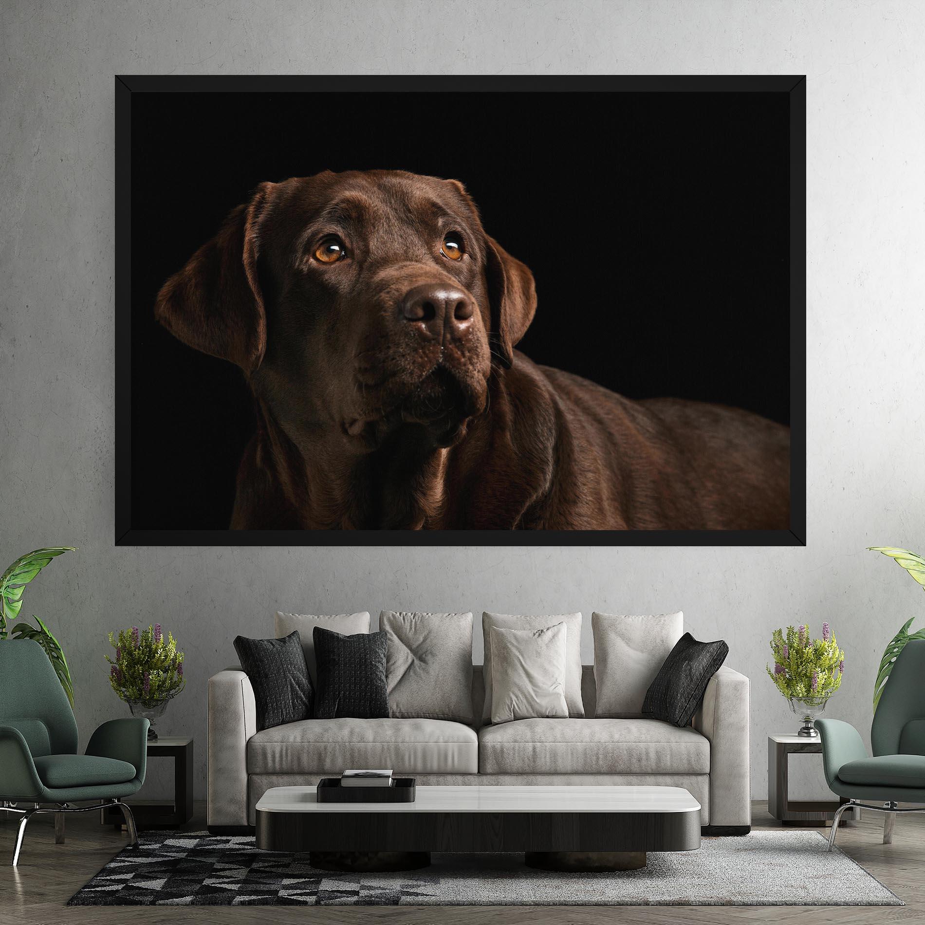 Картина на платно Brown Labrador mockup 7