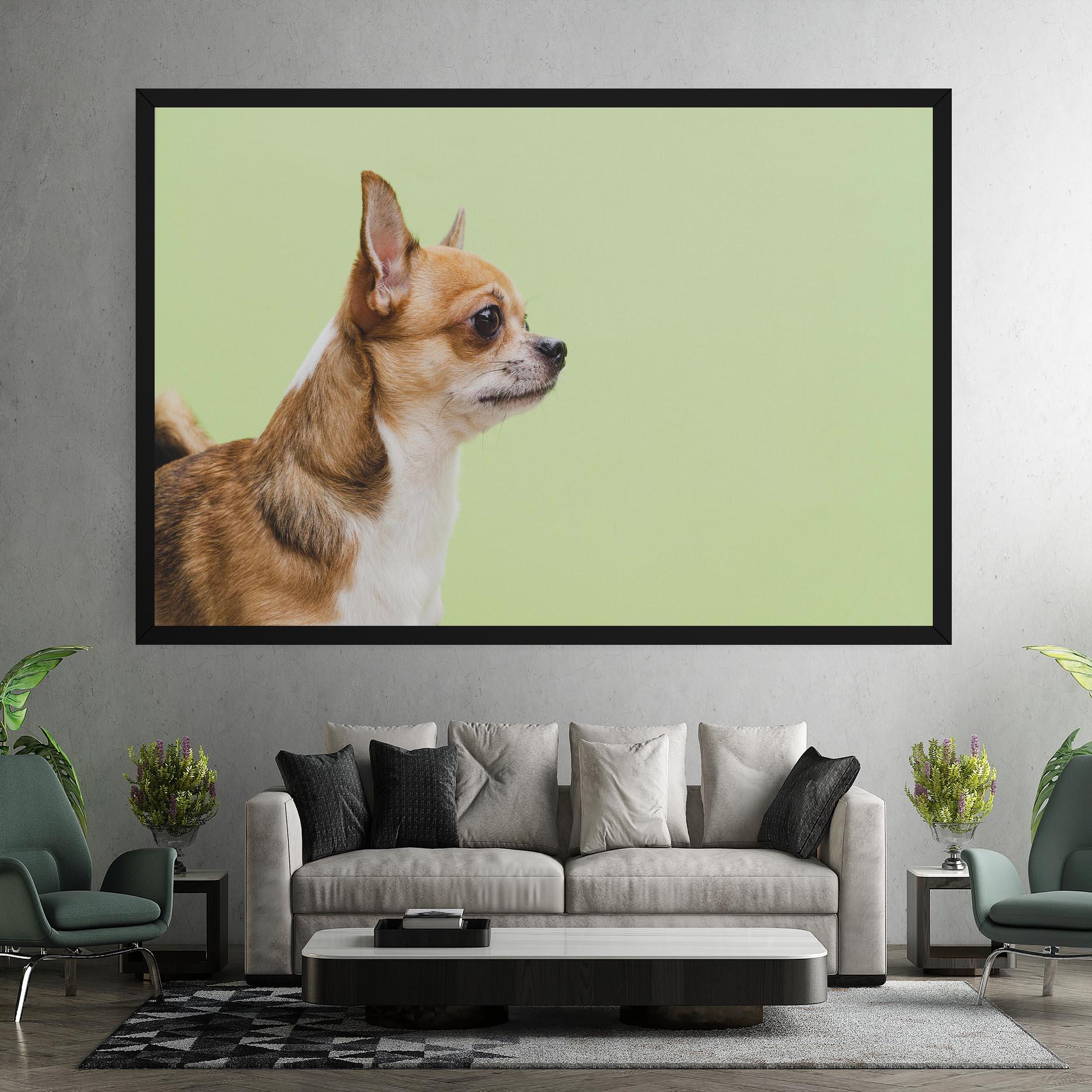 Картина на платно Chihuahua Dog mockup 7