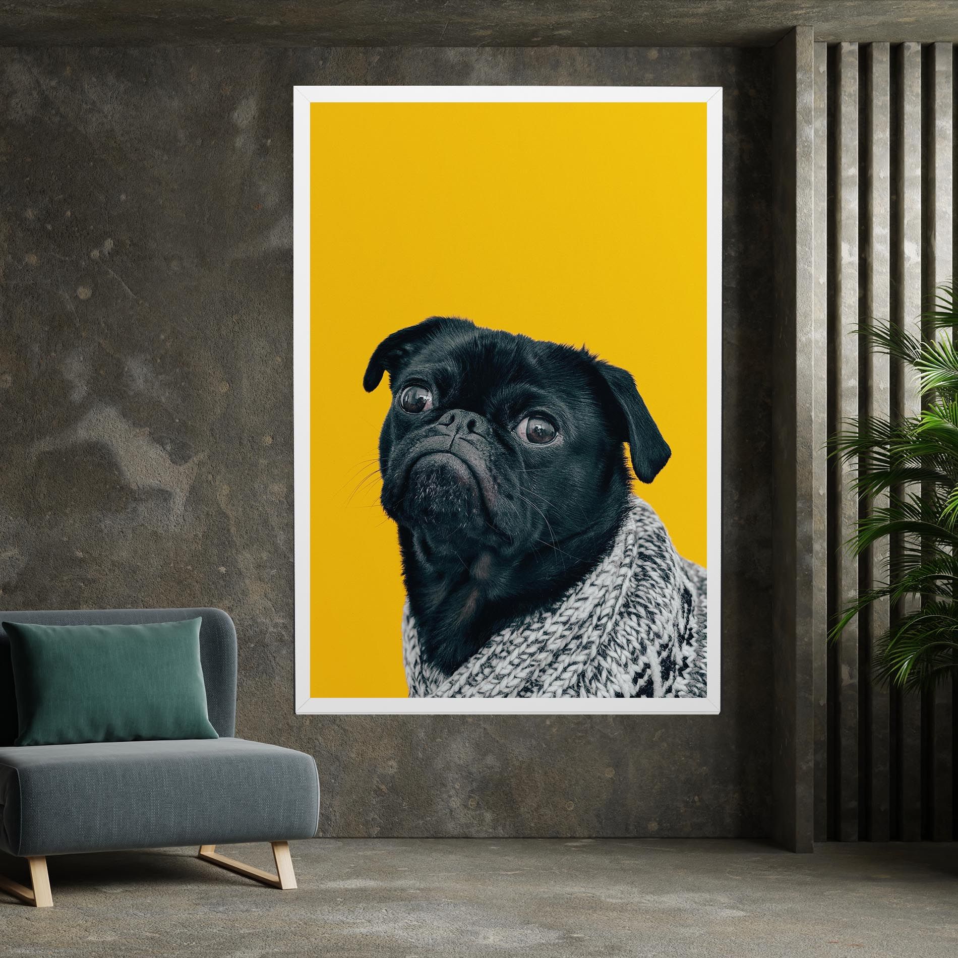 Black Pug mockup 7