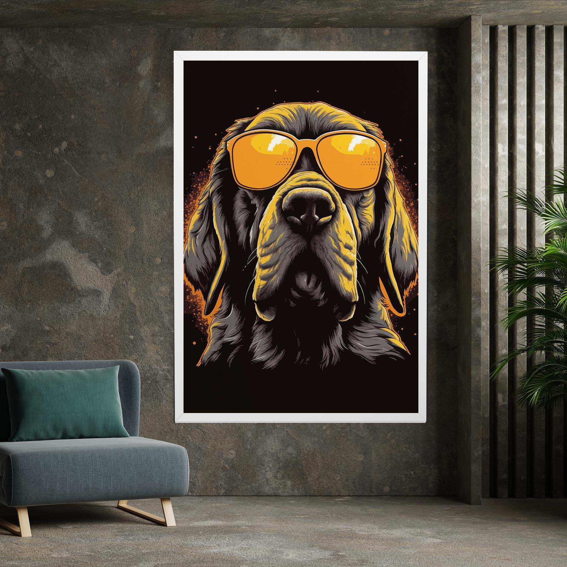 Картина на платно Coolest Dog mockup 7