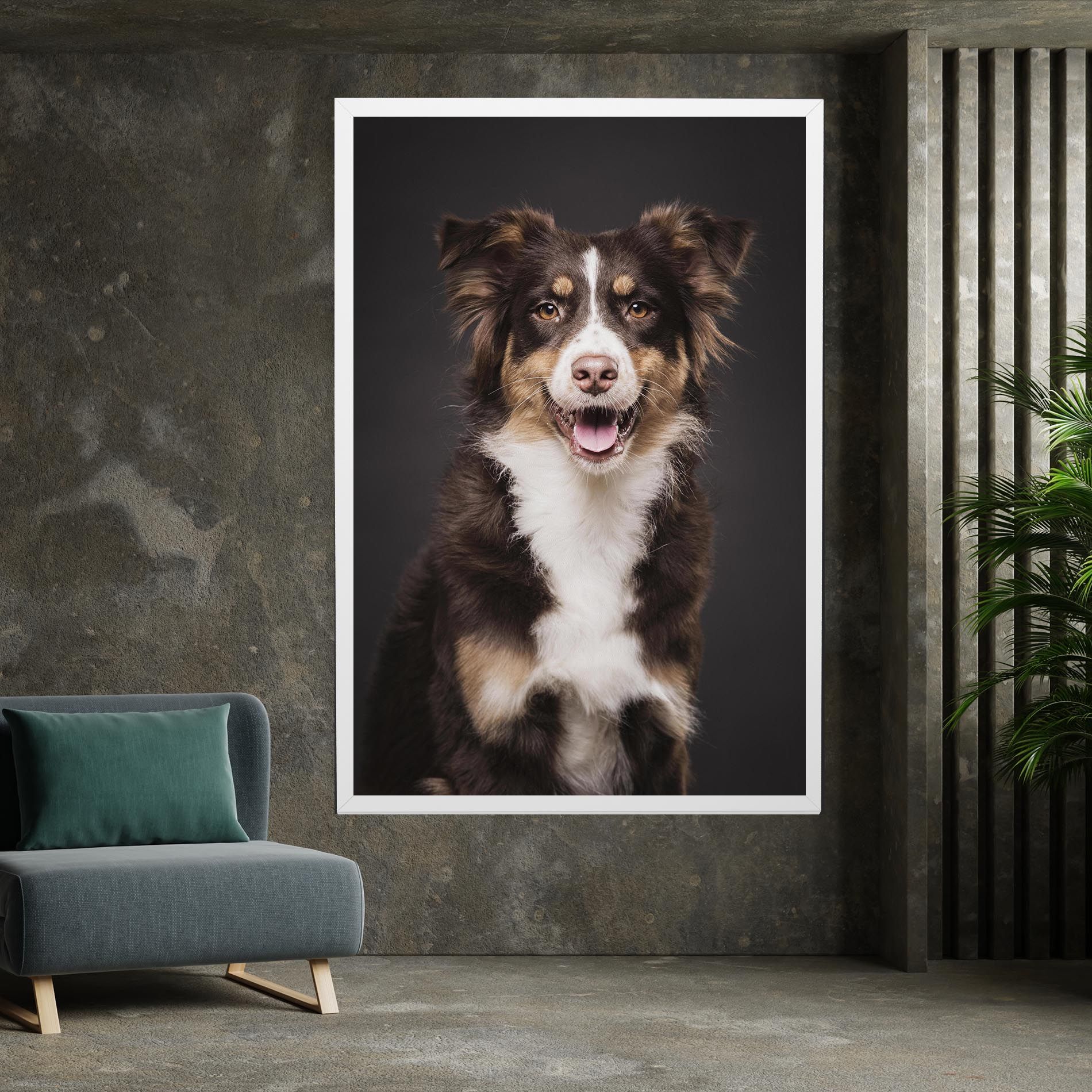 Cute Dog Sitting mockup 7