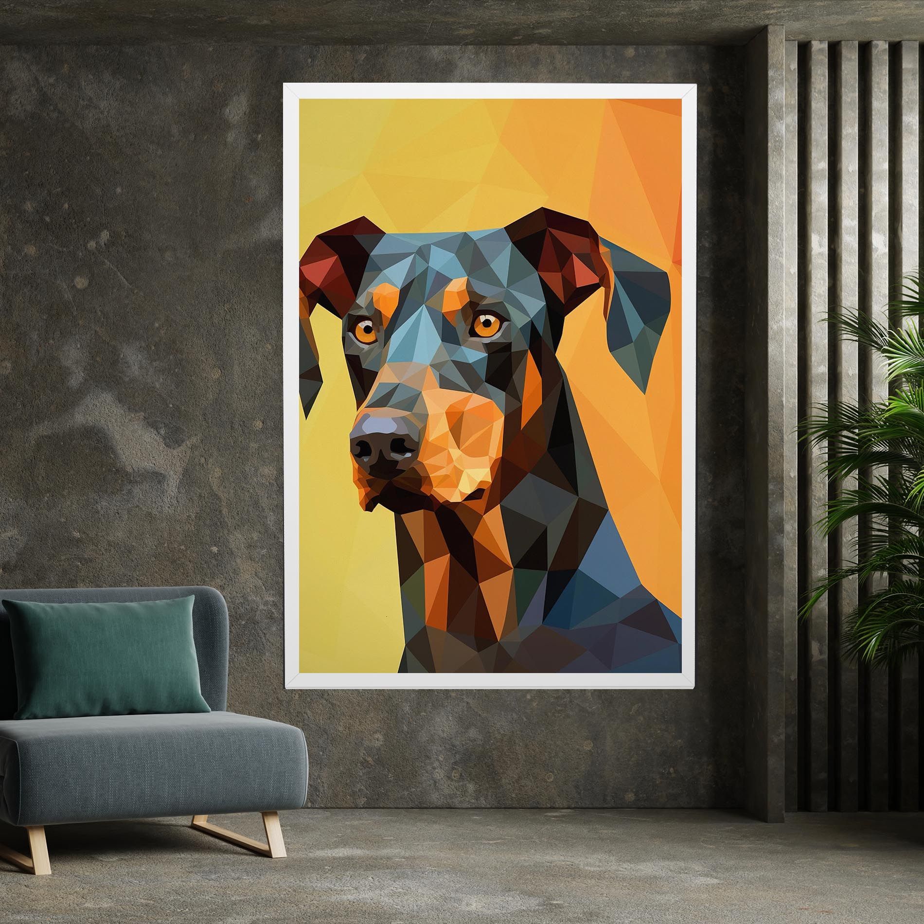 Digital Art Dog mockup 7