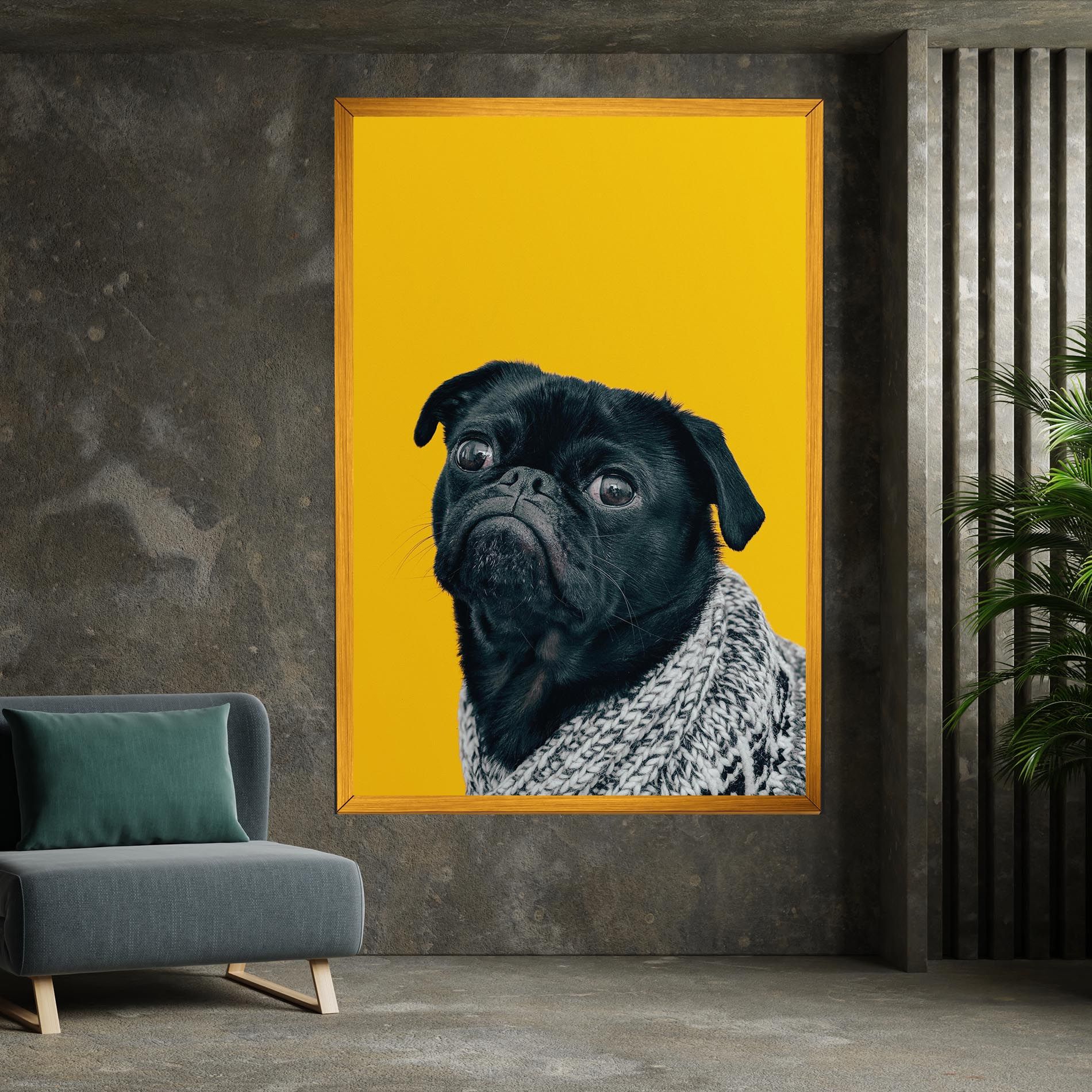 Black Pug mockup 7