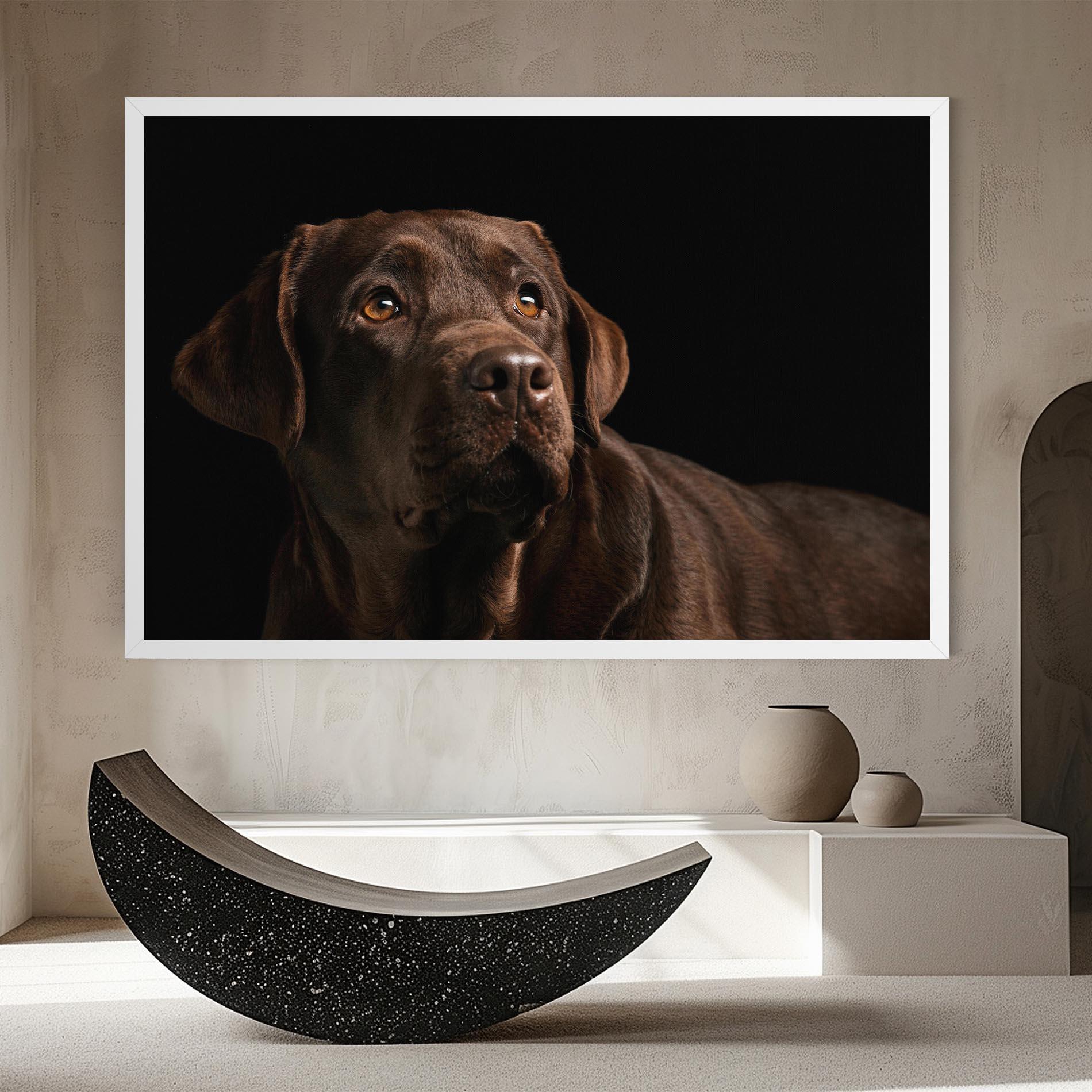 Картина на платно Brown Labrador mockup 8
