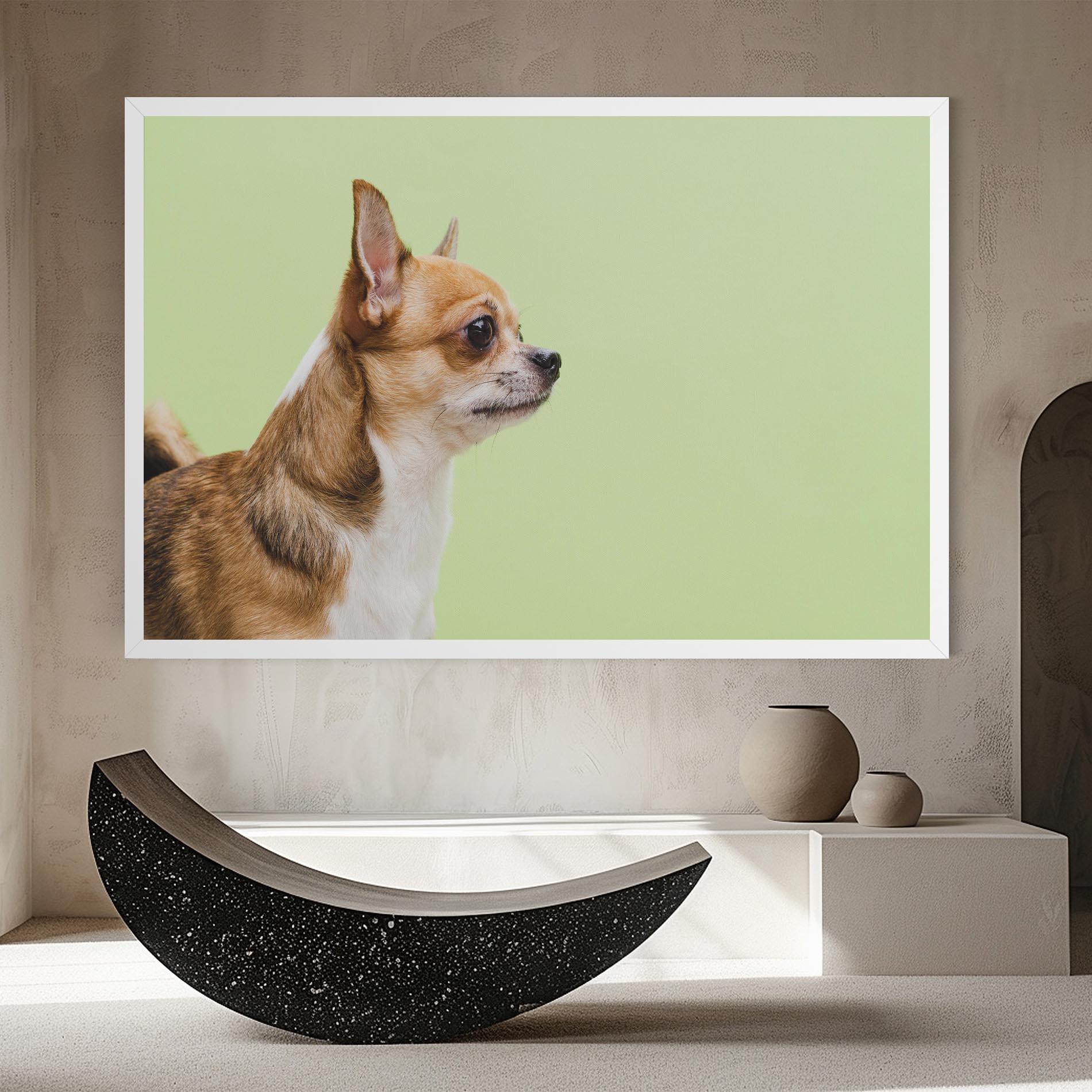Картина на платно Chihuahua Dog mockup 8