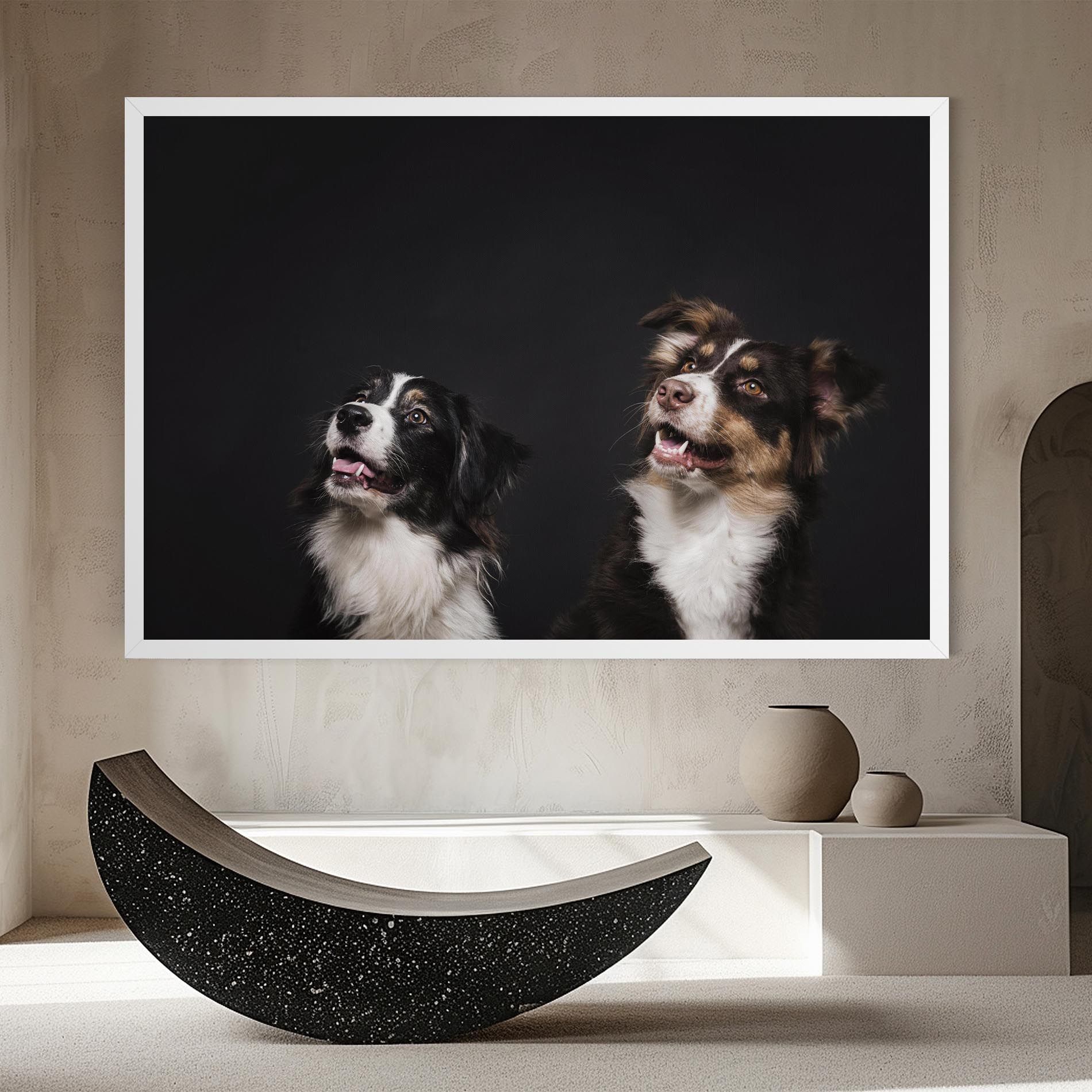 Cute Dogs Standing mockup 8