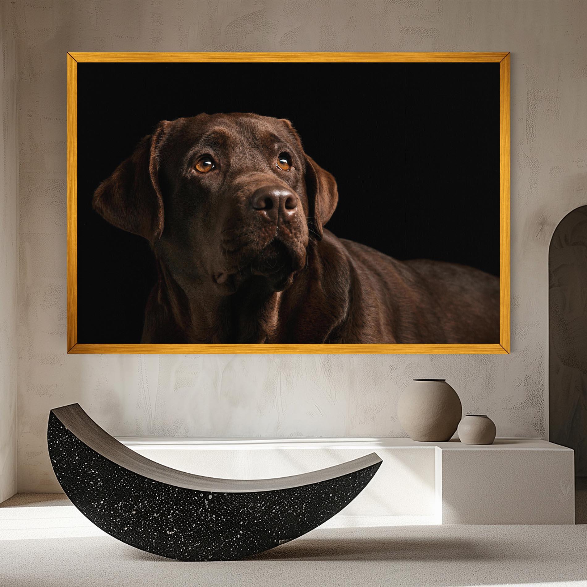 Картина на платно Brown Labrador mockup 8