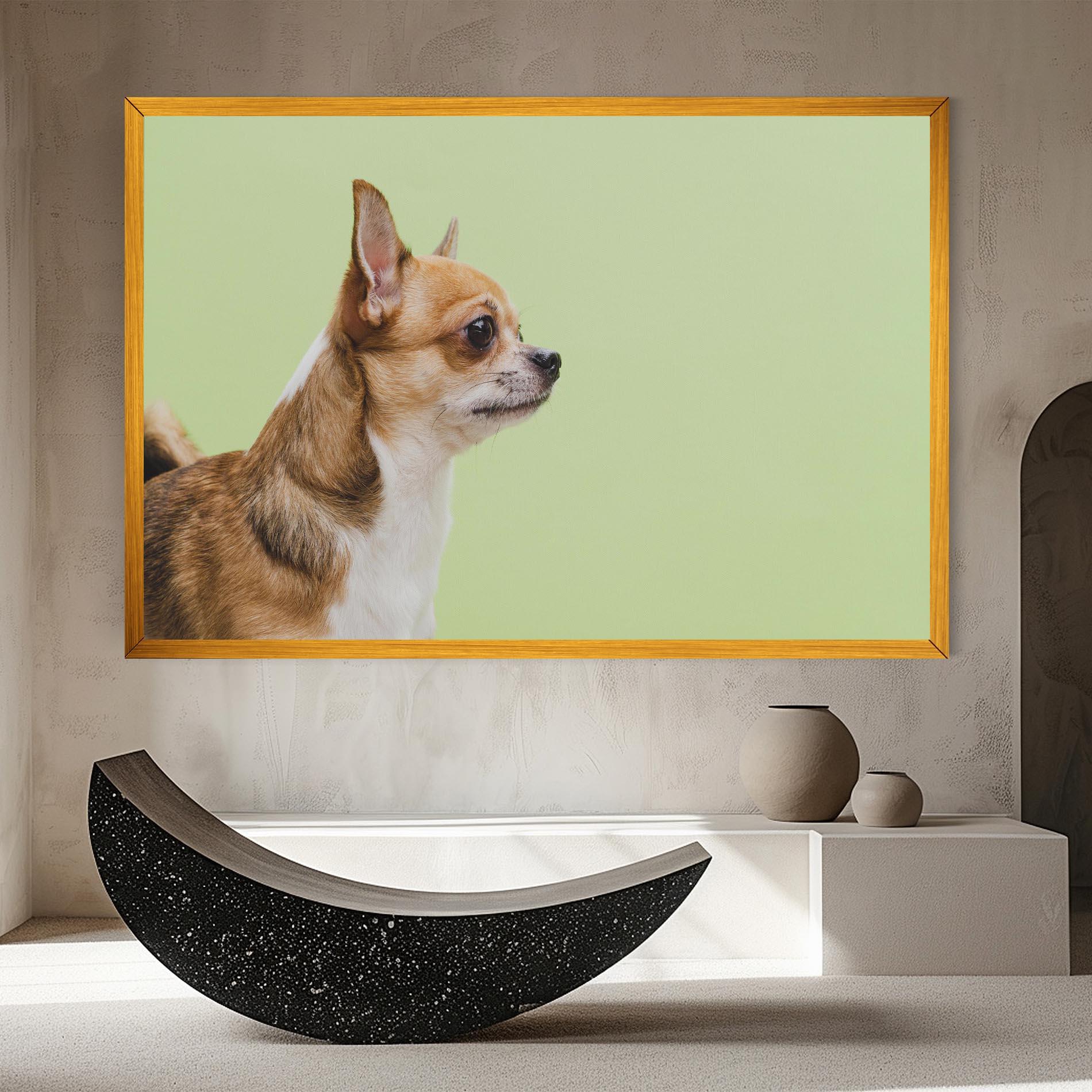 Картина на платно Chihuahua Dog mockup 8