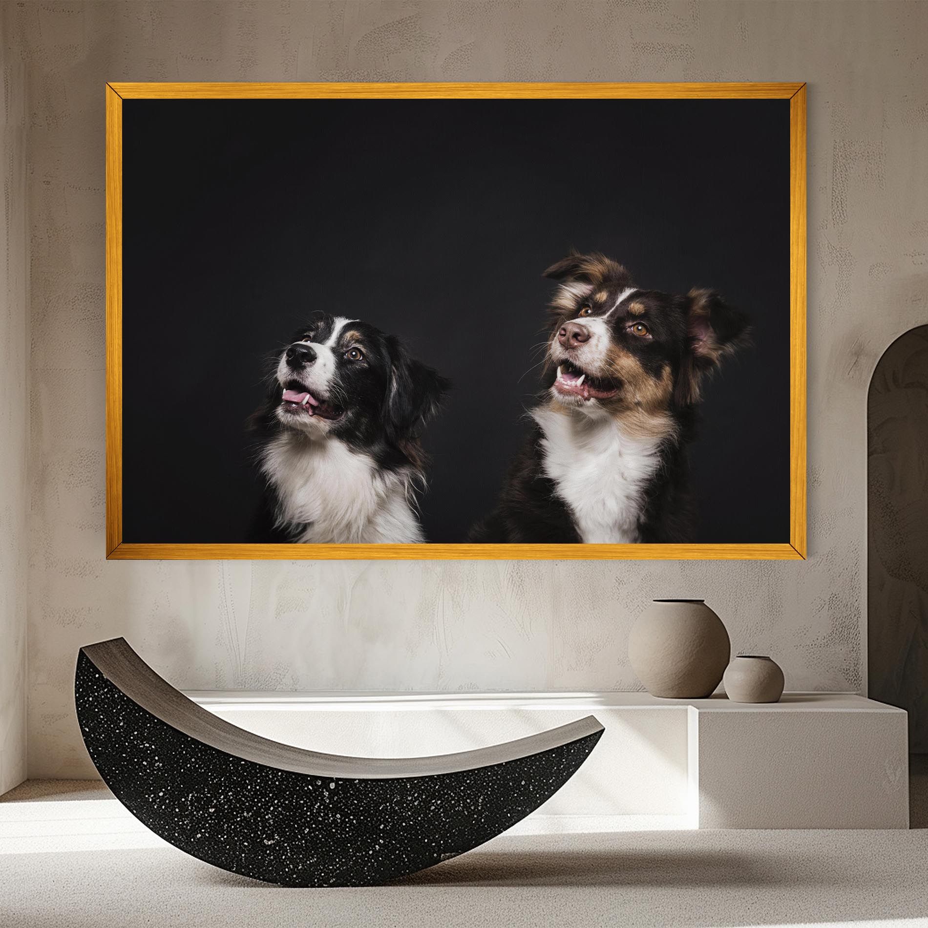 Cute Dogs Standing mockup 8