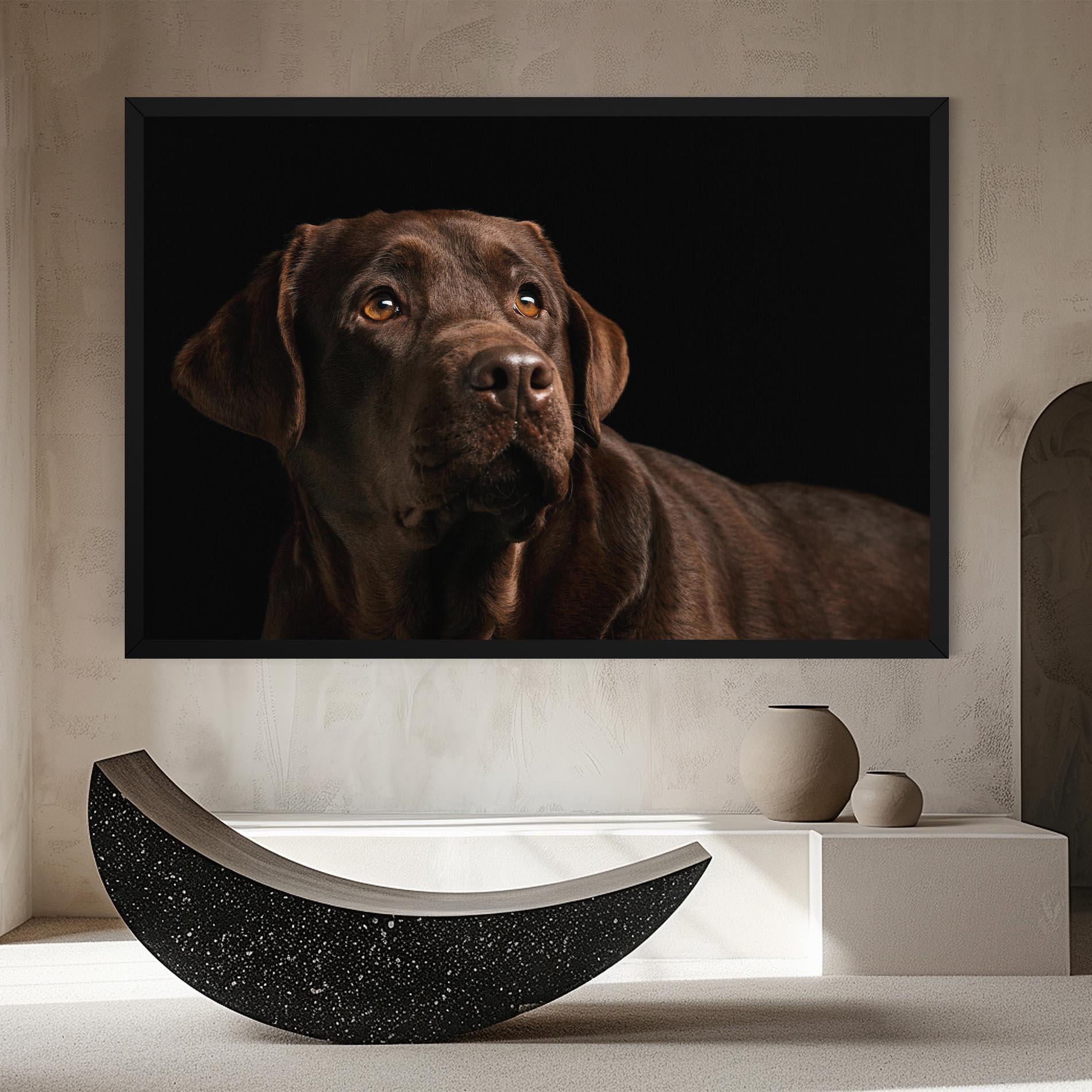 Картина на платно Brown Labrador mockup 8