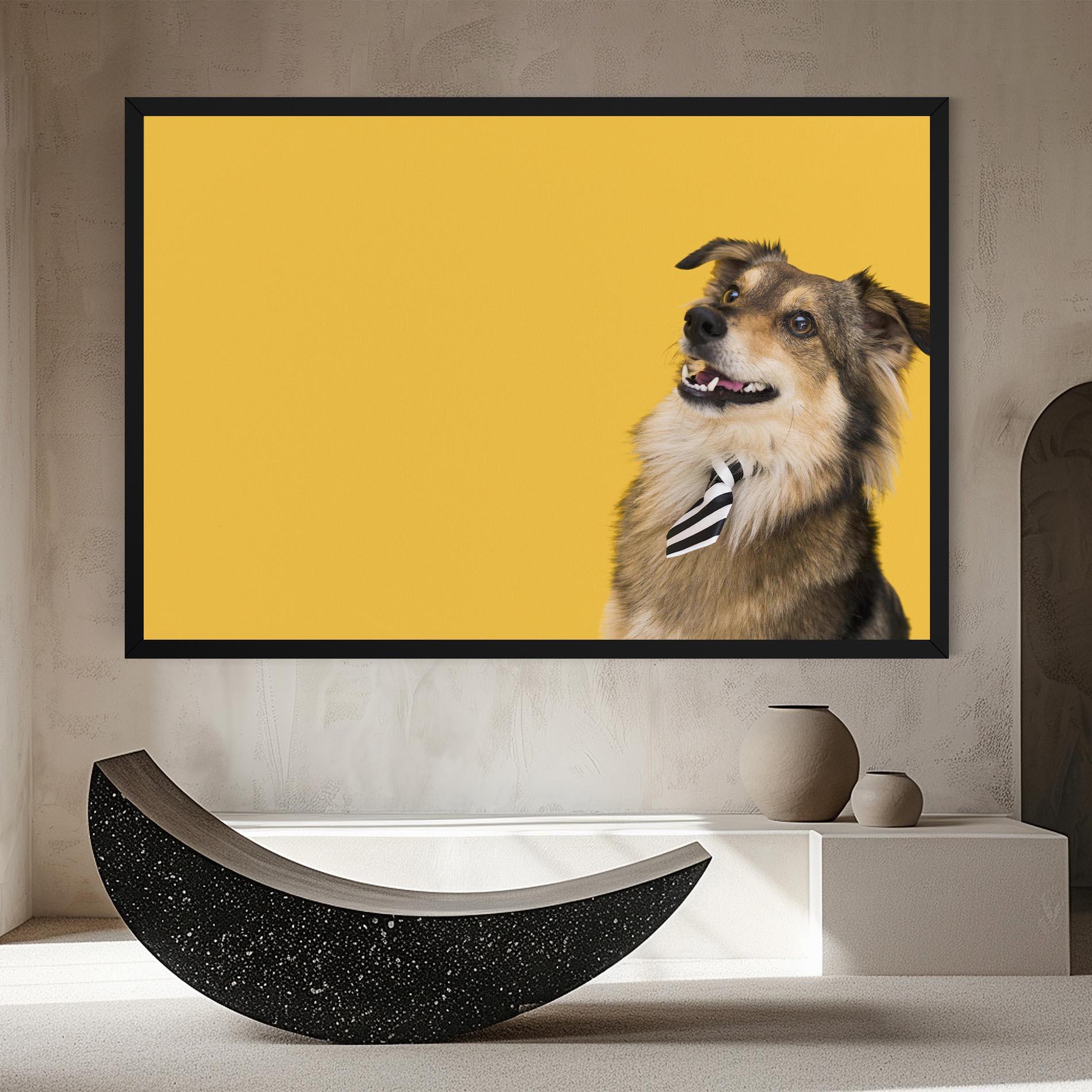 Картина на платно Cute Smiling Dog mockup 8