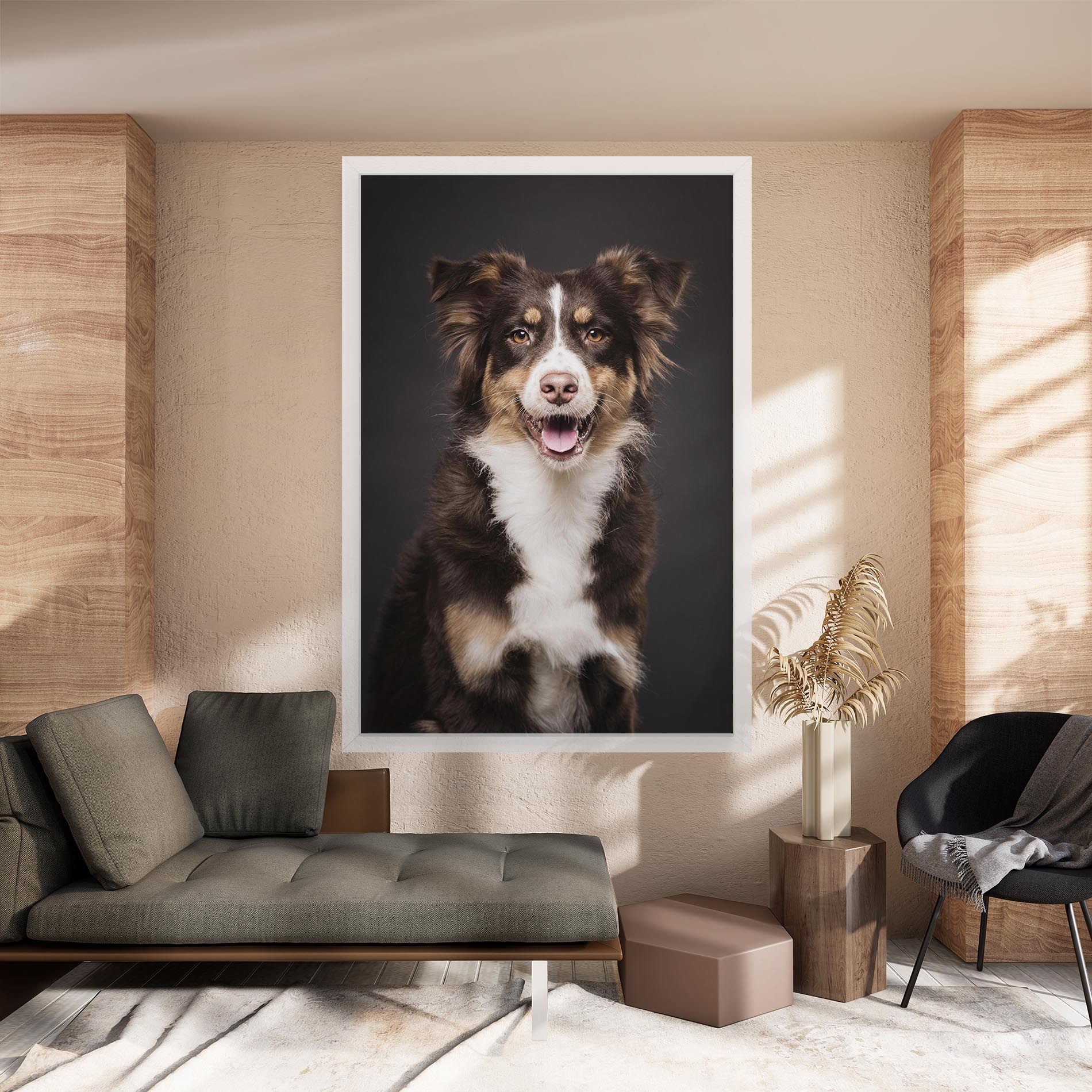 Cute Dog Sitting mockup 8