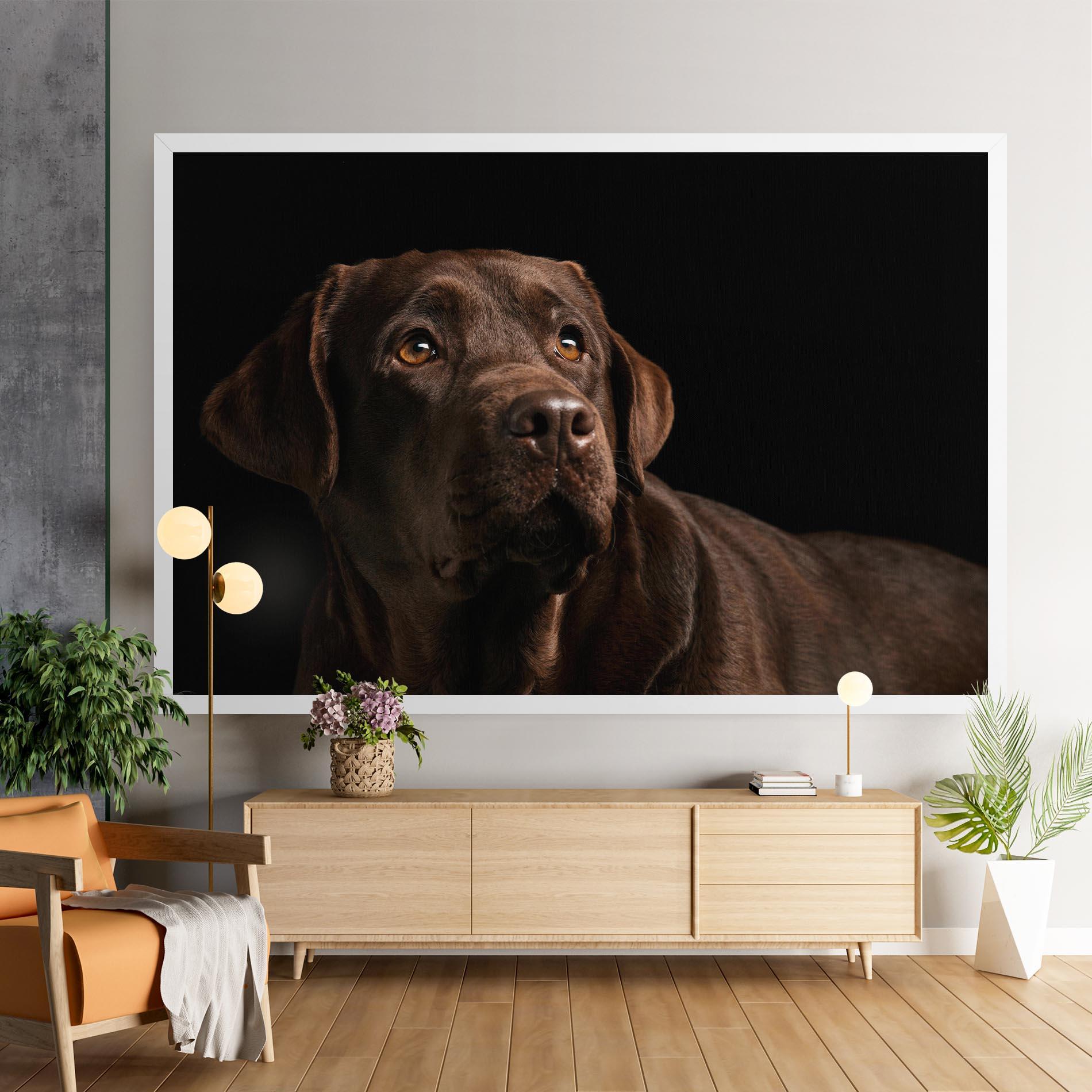 Картина на платно Brown Labrador mockup 9