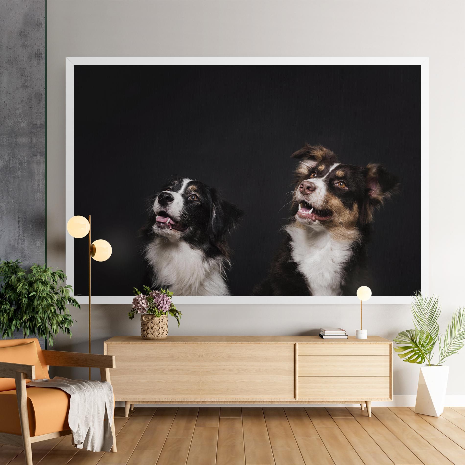 Cute Dogs Standing mockup 9