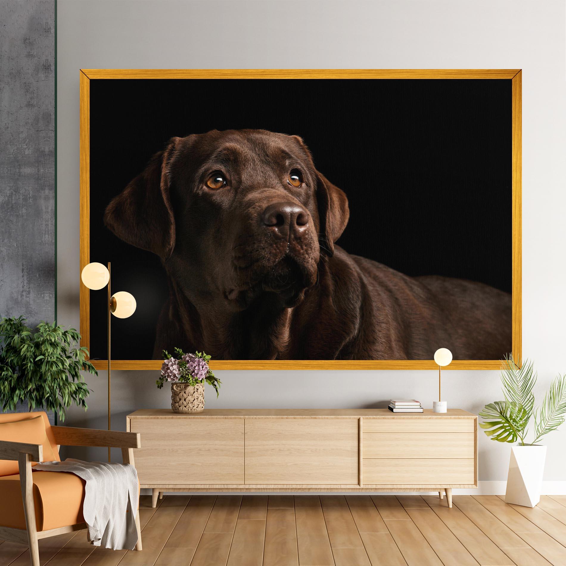 Картина на платно Brown Labrador mockup 9