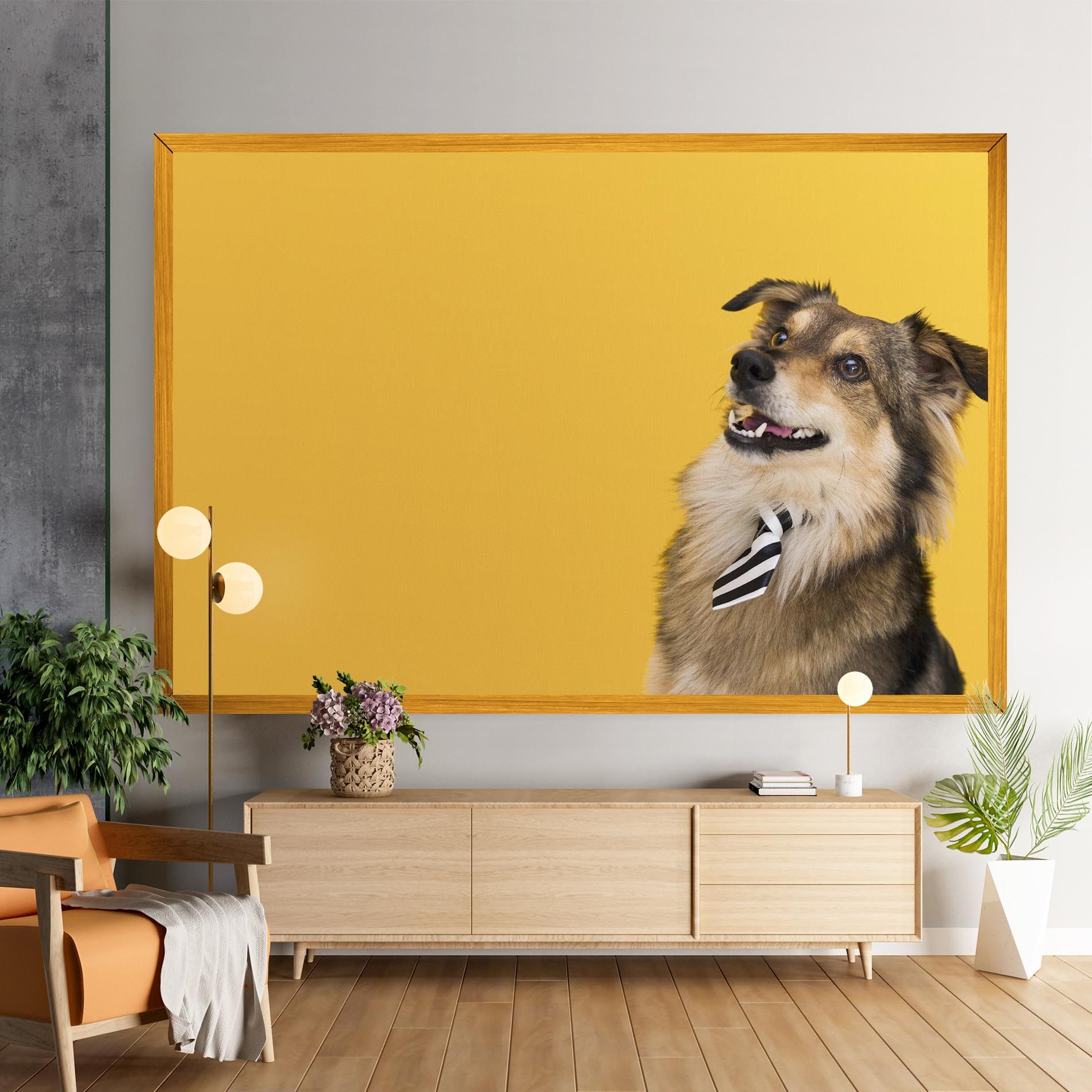 Cute Smiling Dog mockup 9