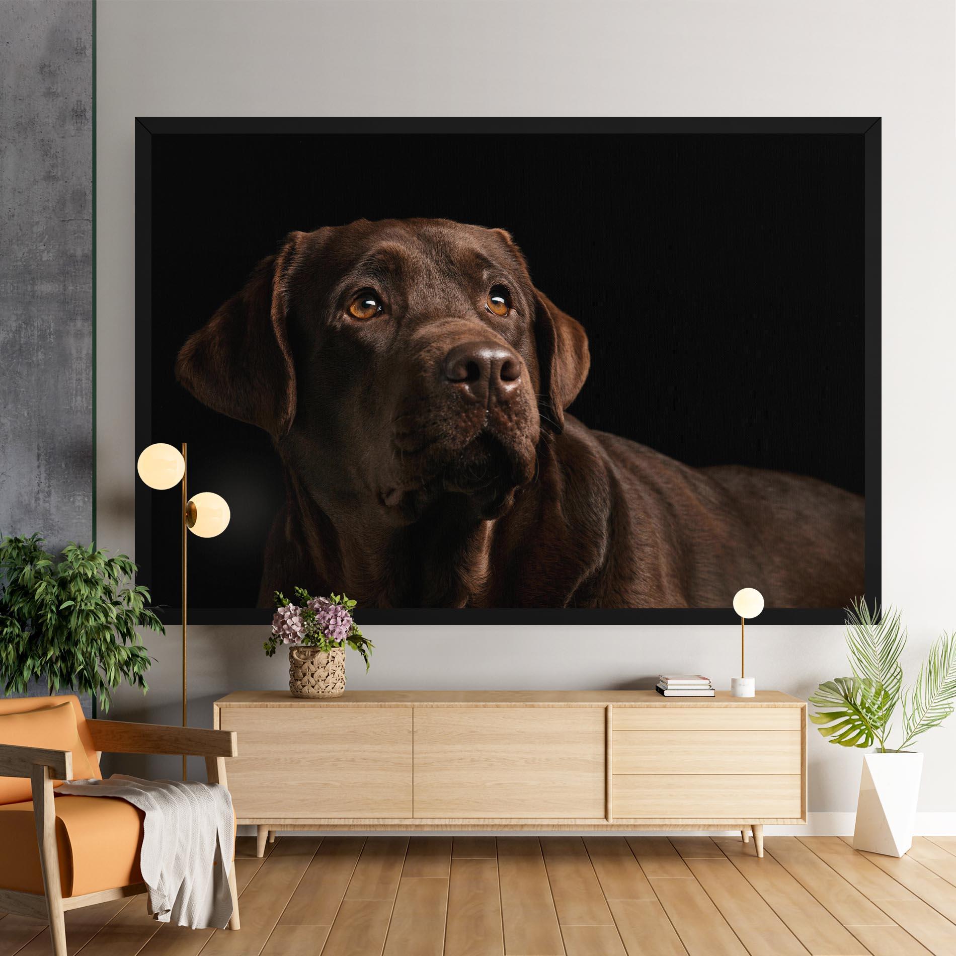 Картина на платно Brown Labrador mockup 9