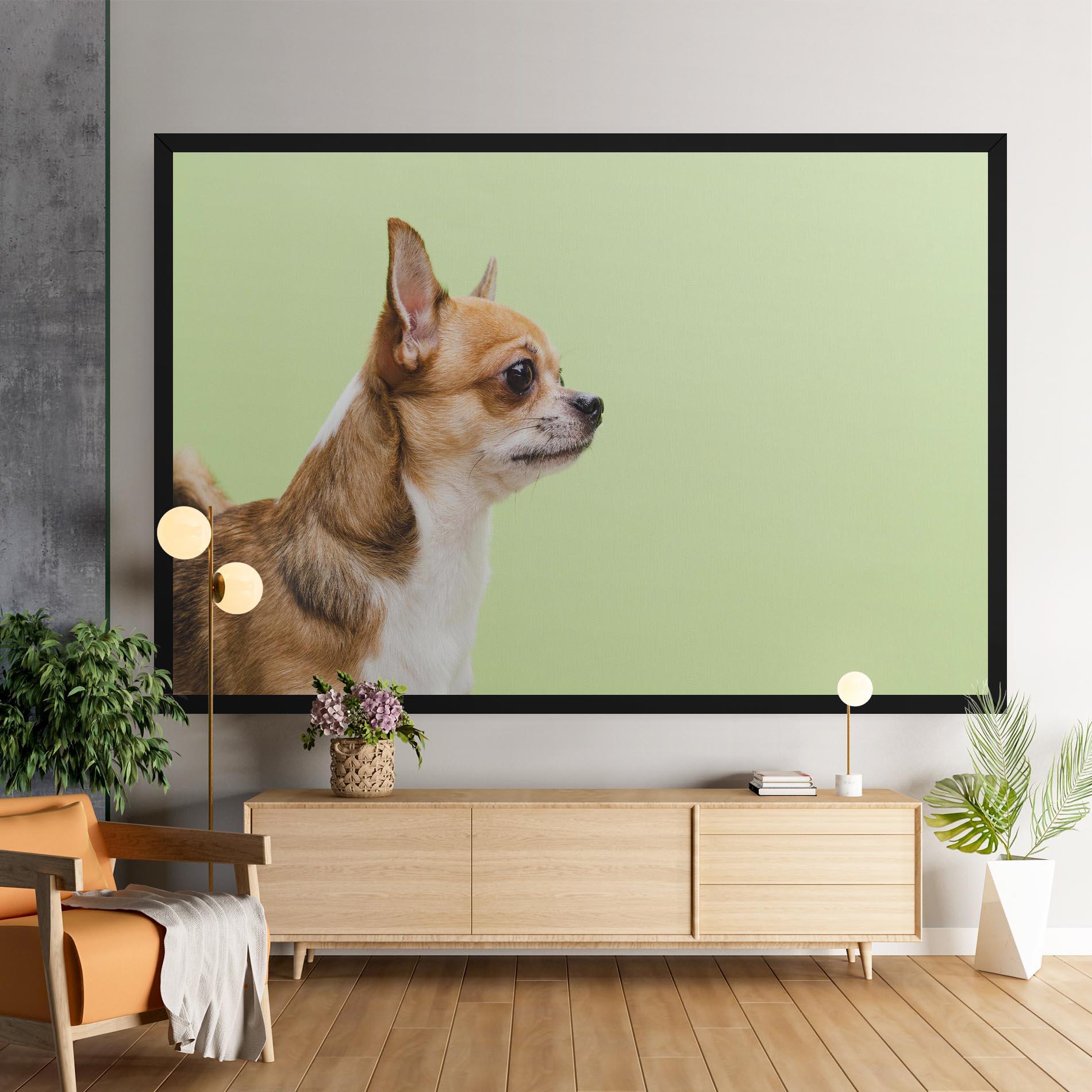 Картина на платно Chihuahua Dog mockup 9