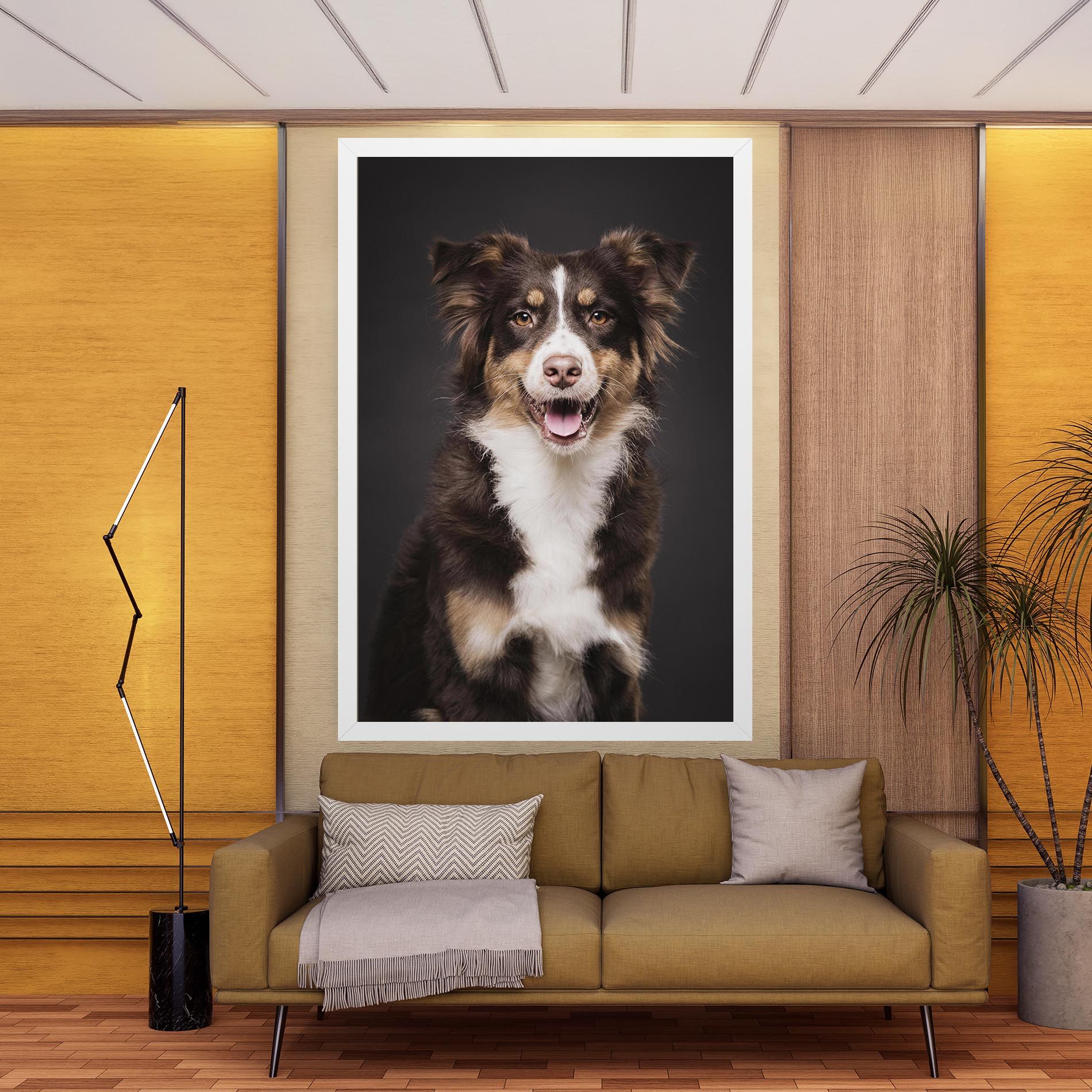 Cute Dog Sitting mockup 9