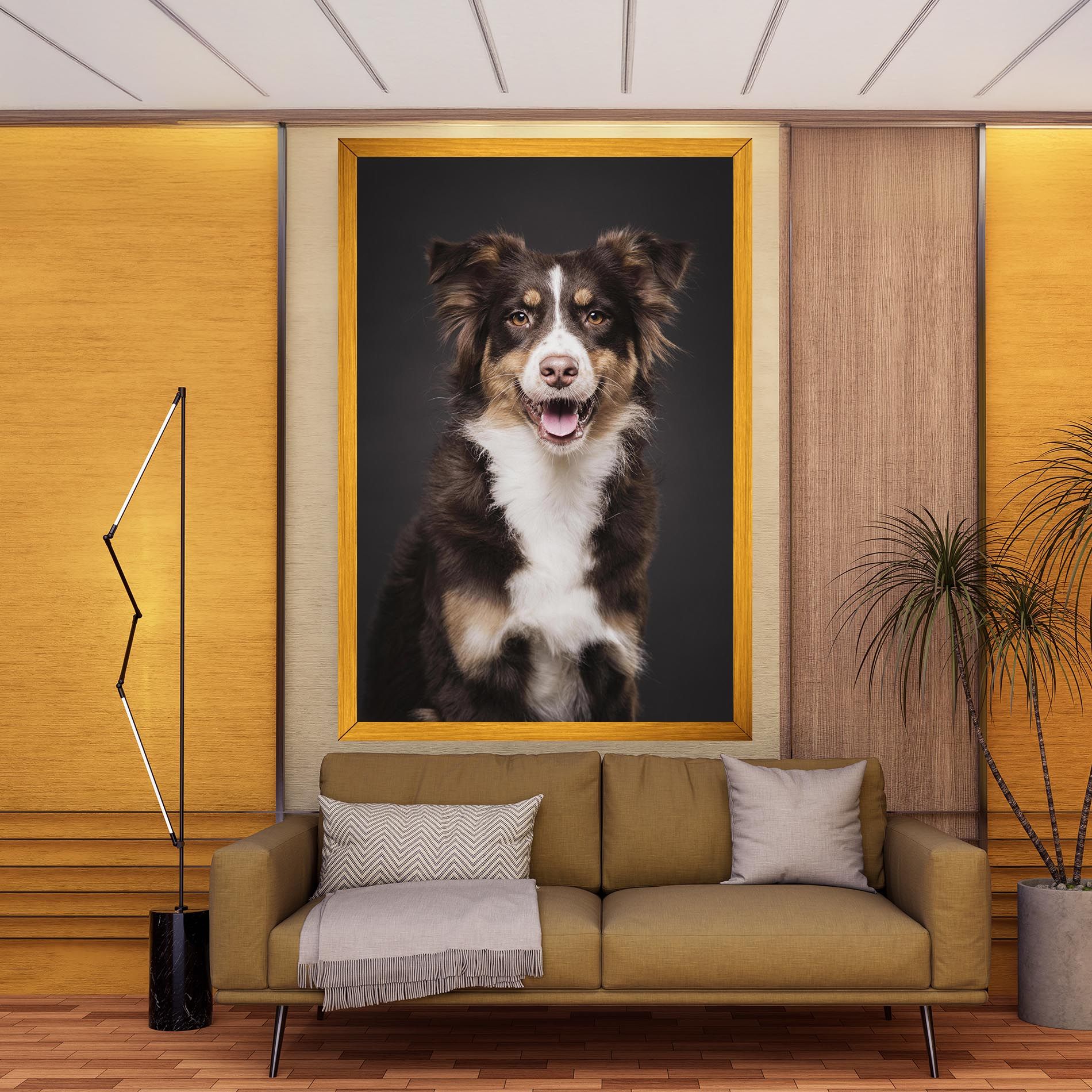 Cute Dog Sitting mockup 9