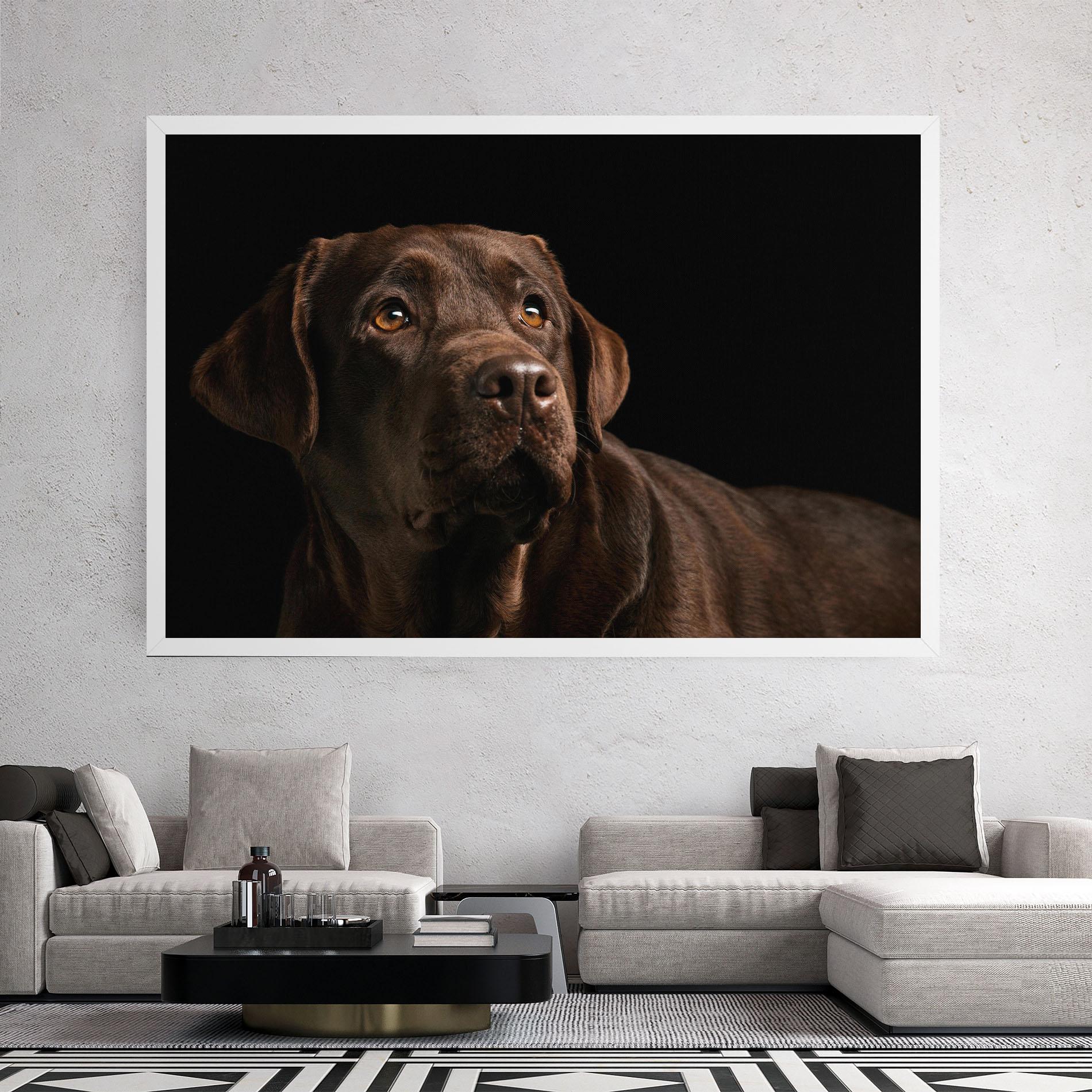 Картина на платно Brown Labrador mockup 2