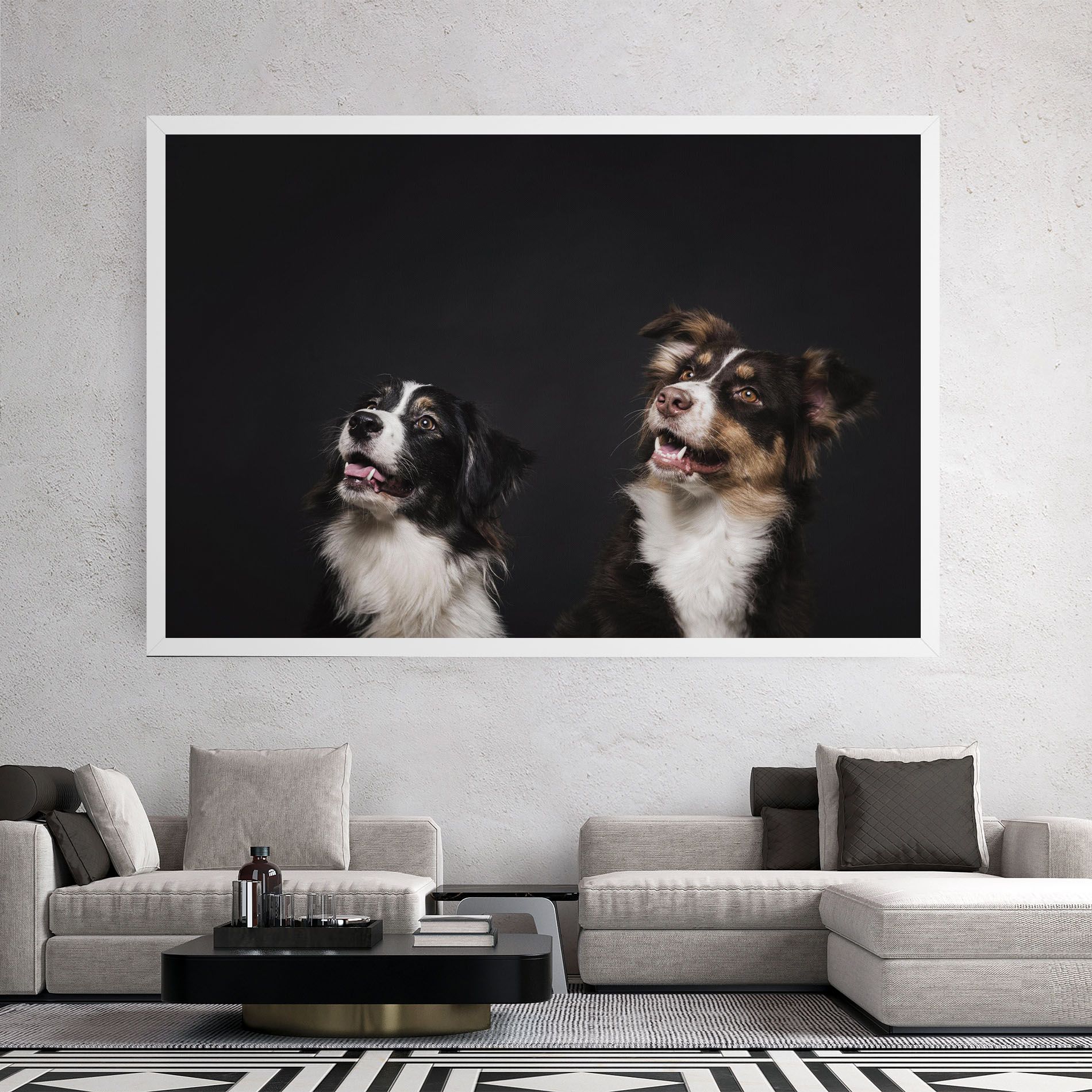 Cute Dogs Standing mockup 2