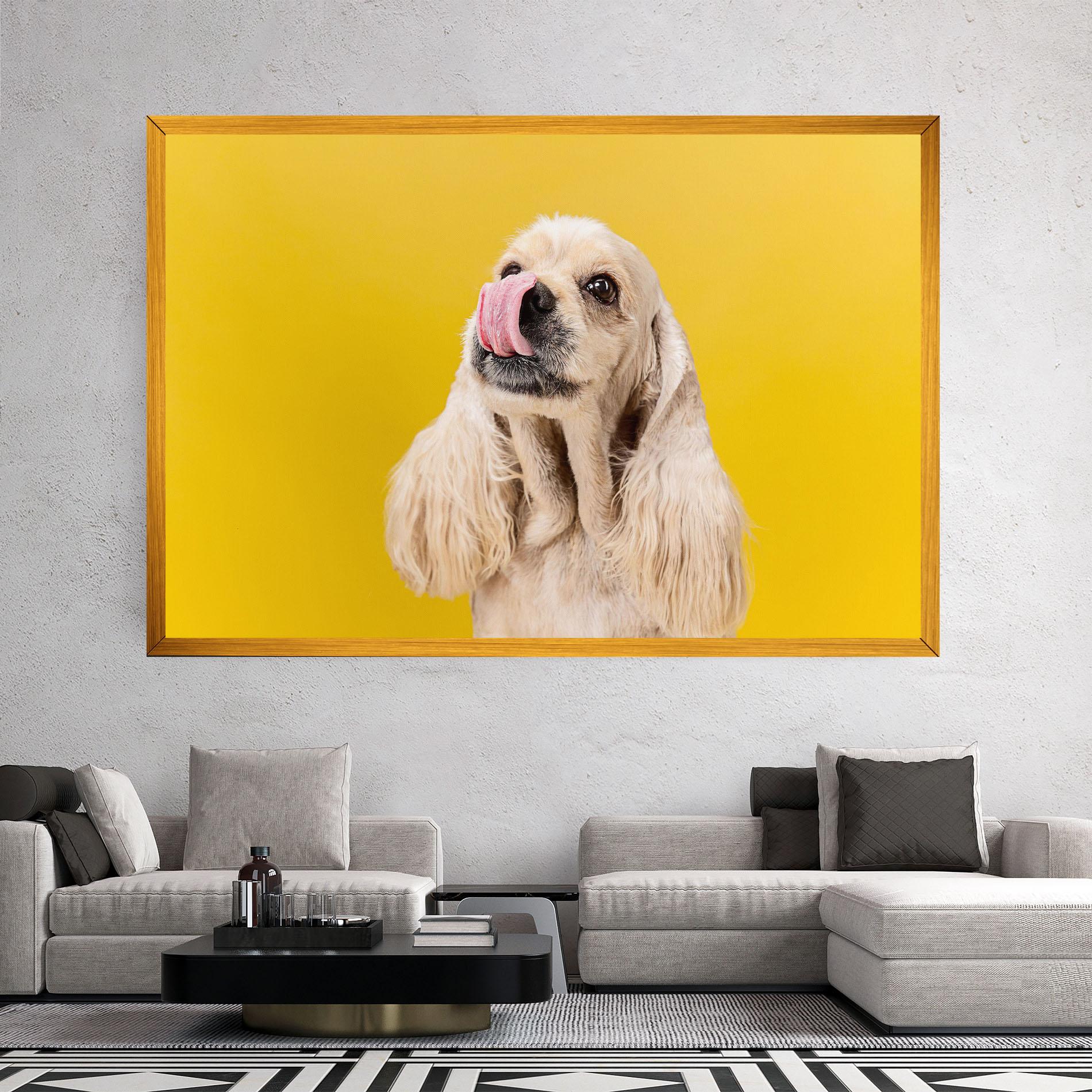 Картина на платно American Spaniel mockup 2