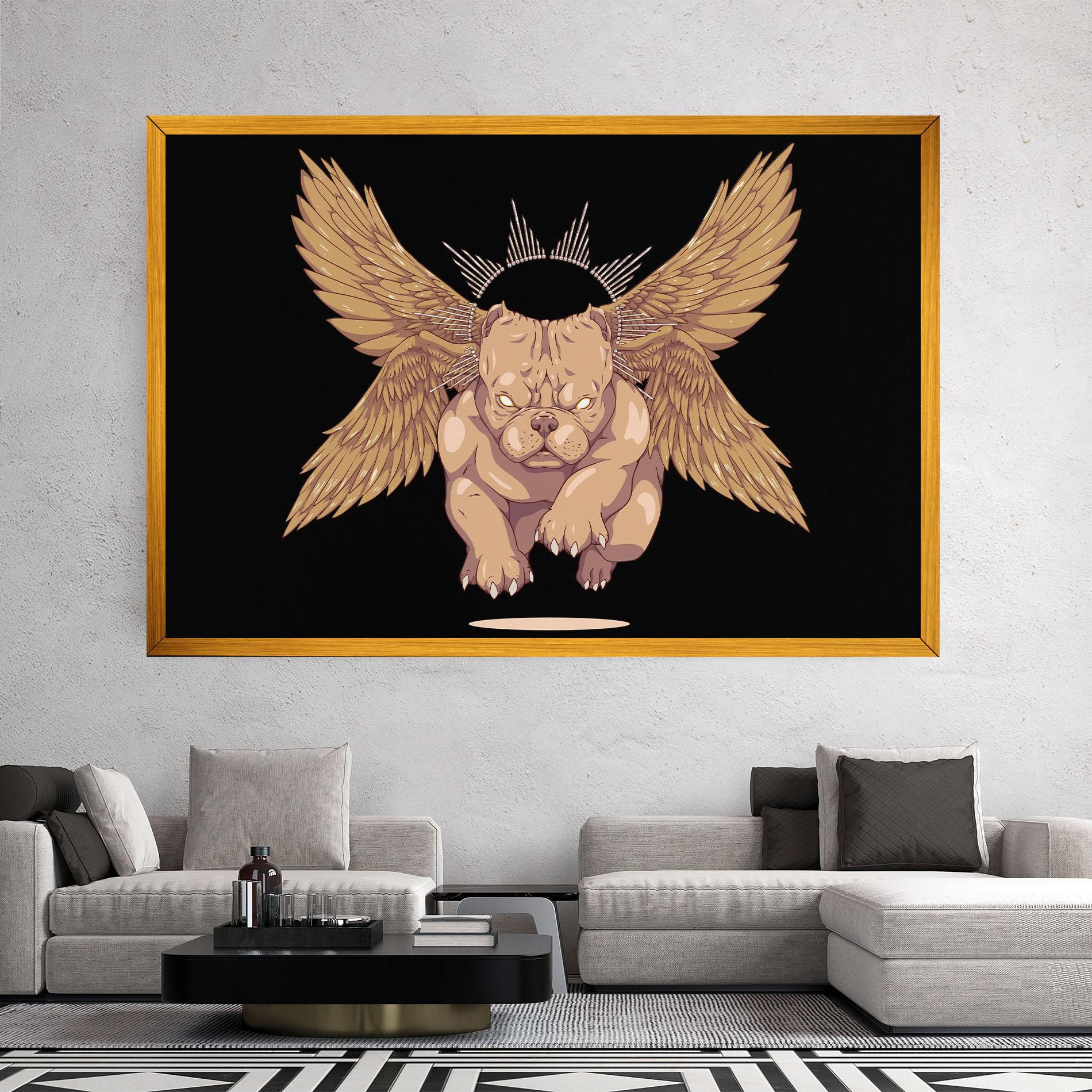 Картина на платно Doggo mockup 2