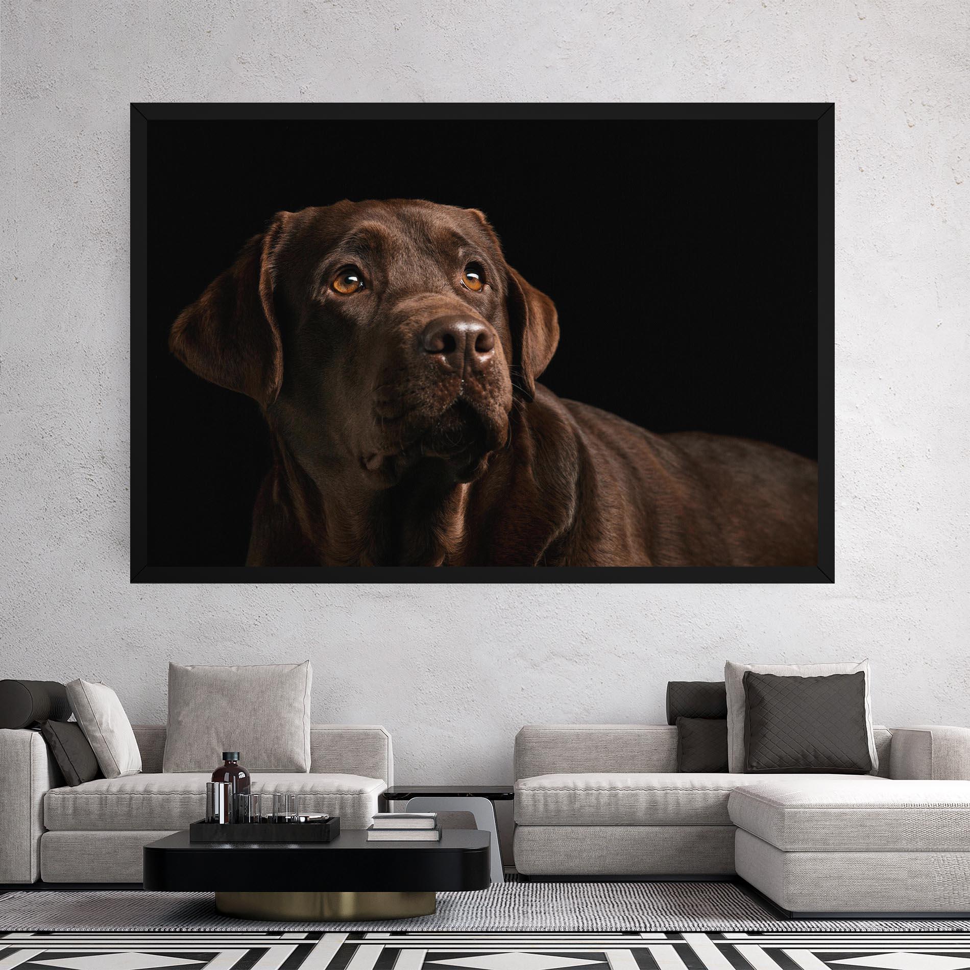 Картина на платно Brown Labrador mockup 2