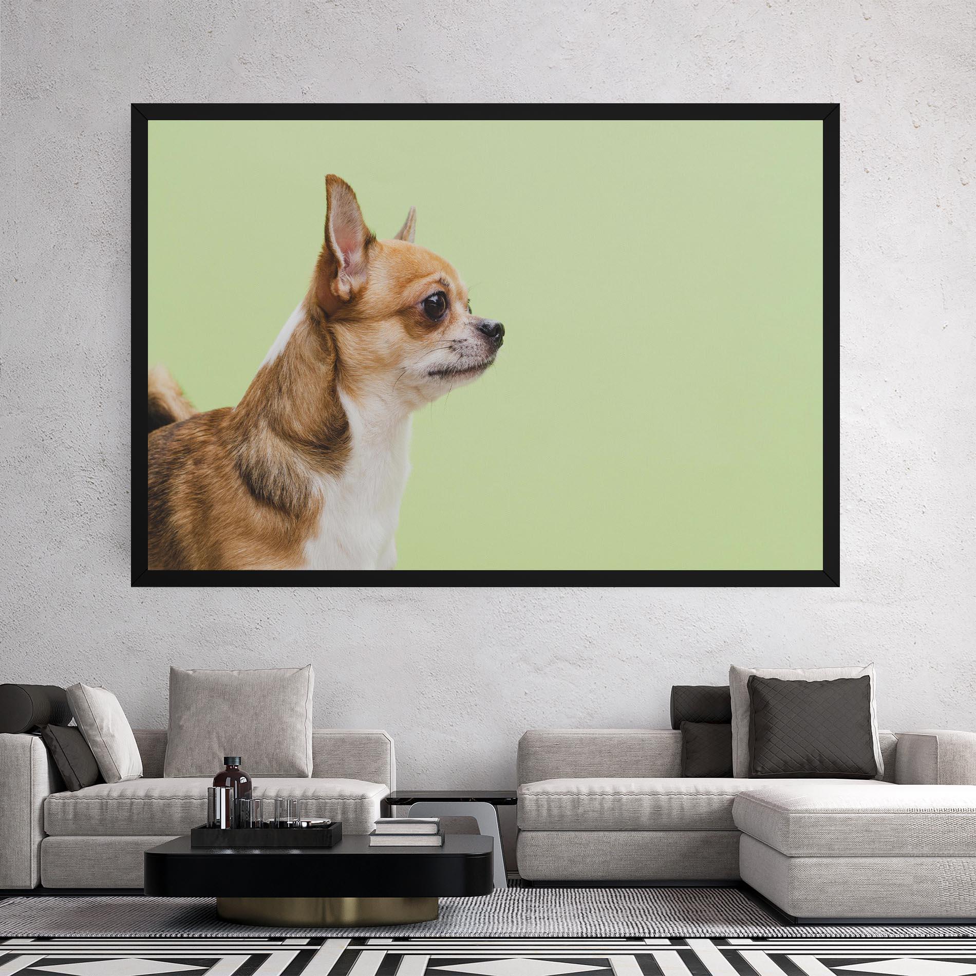 Картина на платно Chihuahua Dog mockup 2