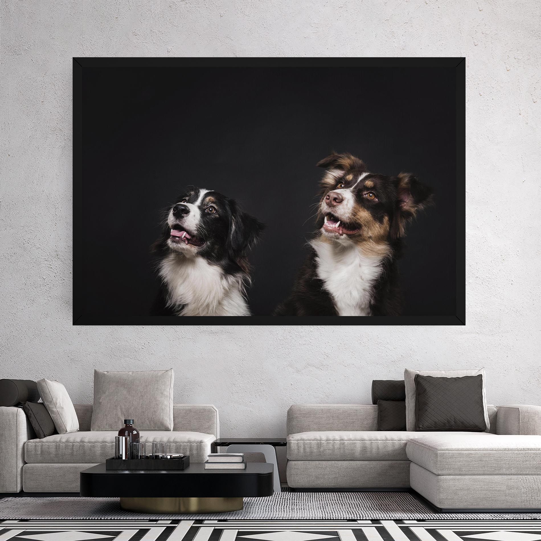 Cute Dogs Standing mockup 2