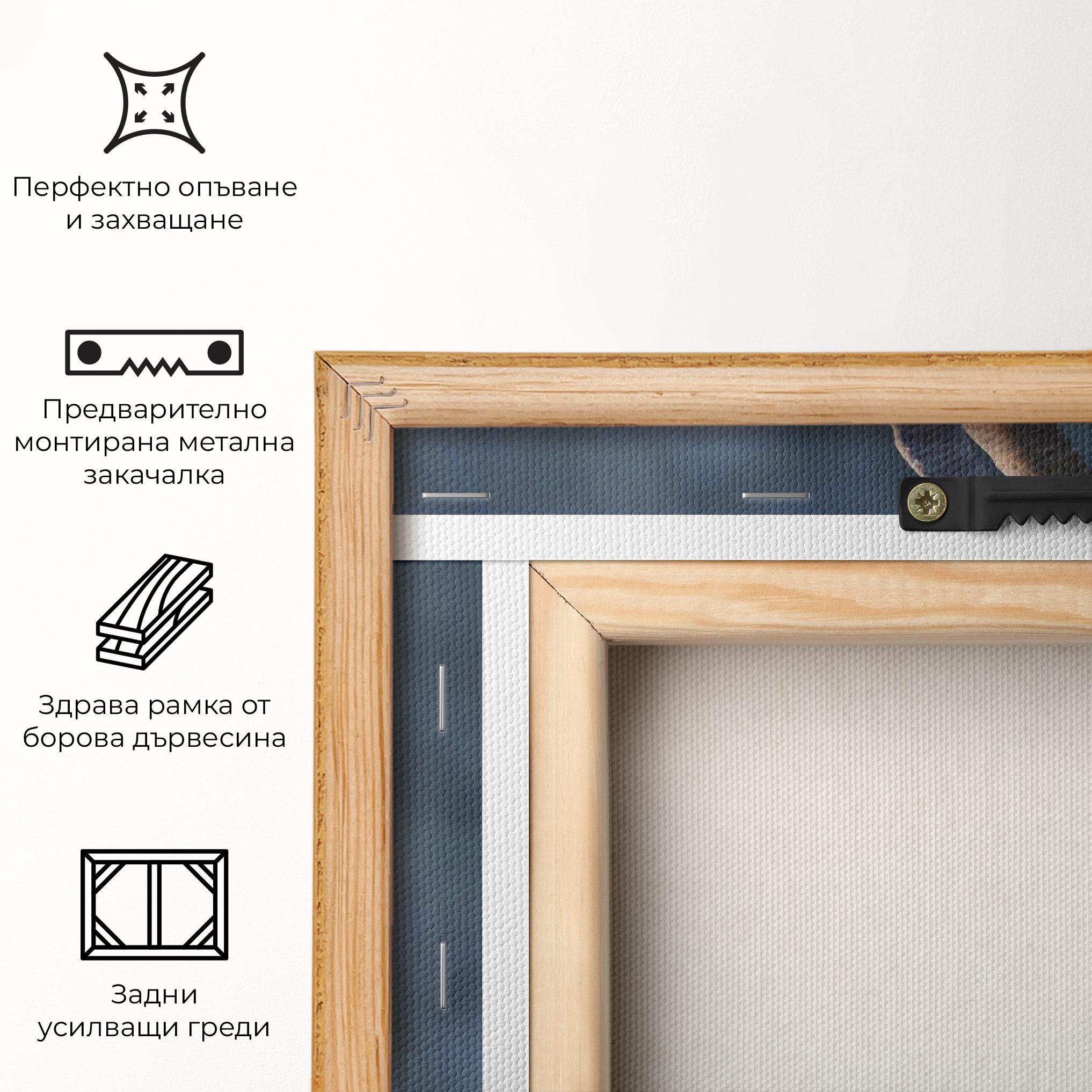 Картина на платно Mountain Goat mockup 5